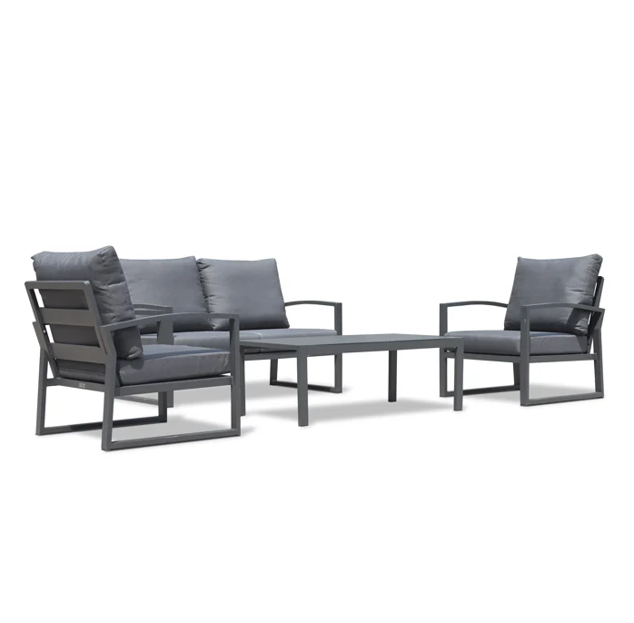 Nottingham 4 Seater Outdoor Aluminium Lounge