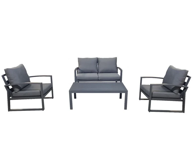 Nottingham 4 Seater Outdoor Aluminium Lounge - Image 2