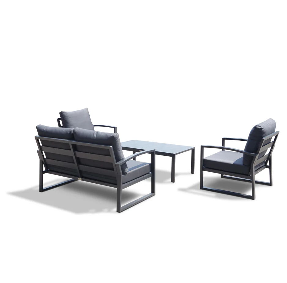 Nottingham 4 Seater Outdoor Aluminium Lounge - Image 3