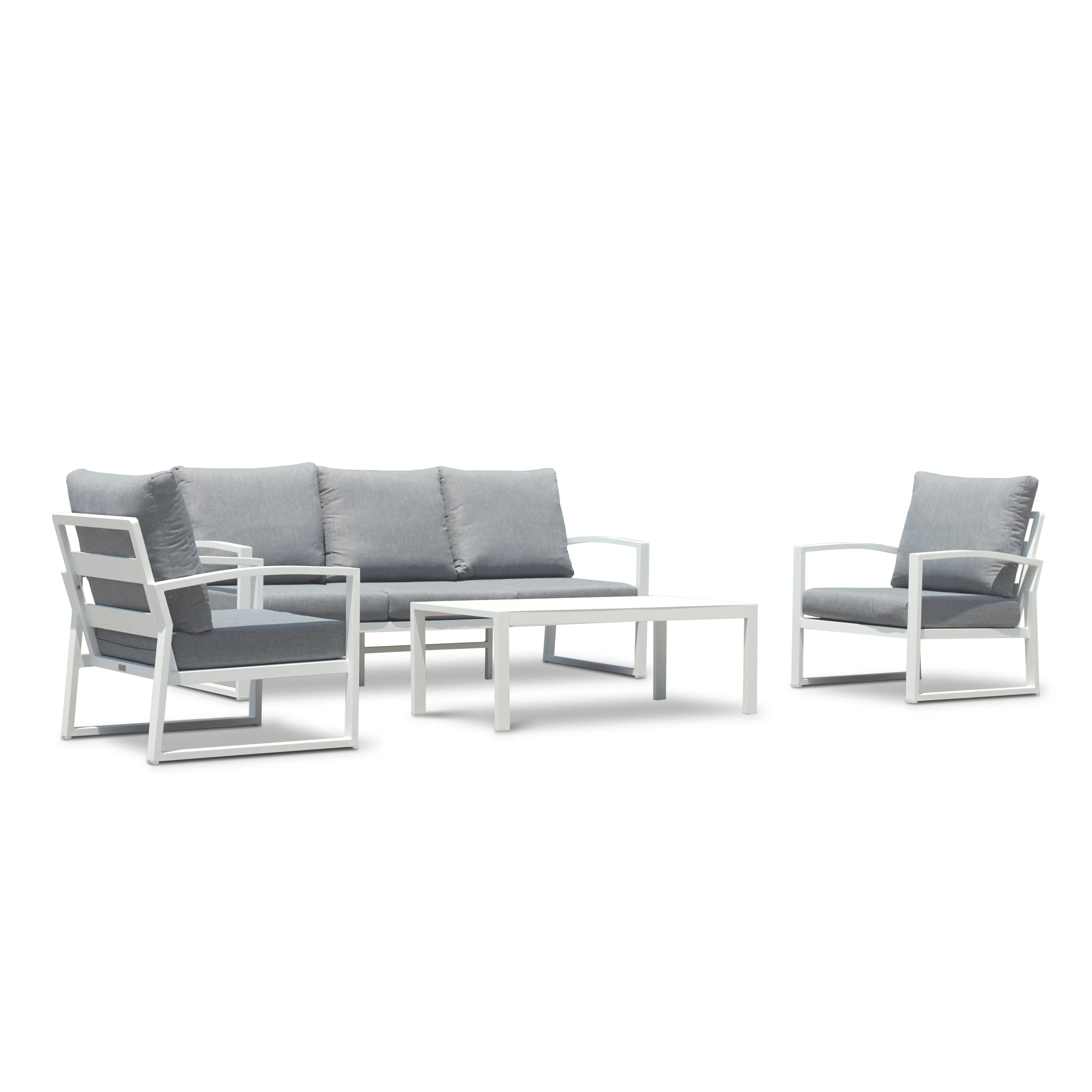 Nottingham 5 Seater Outdoor Aluminium Lounge - Image 2