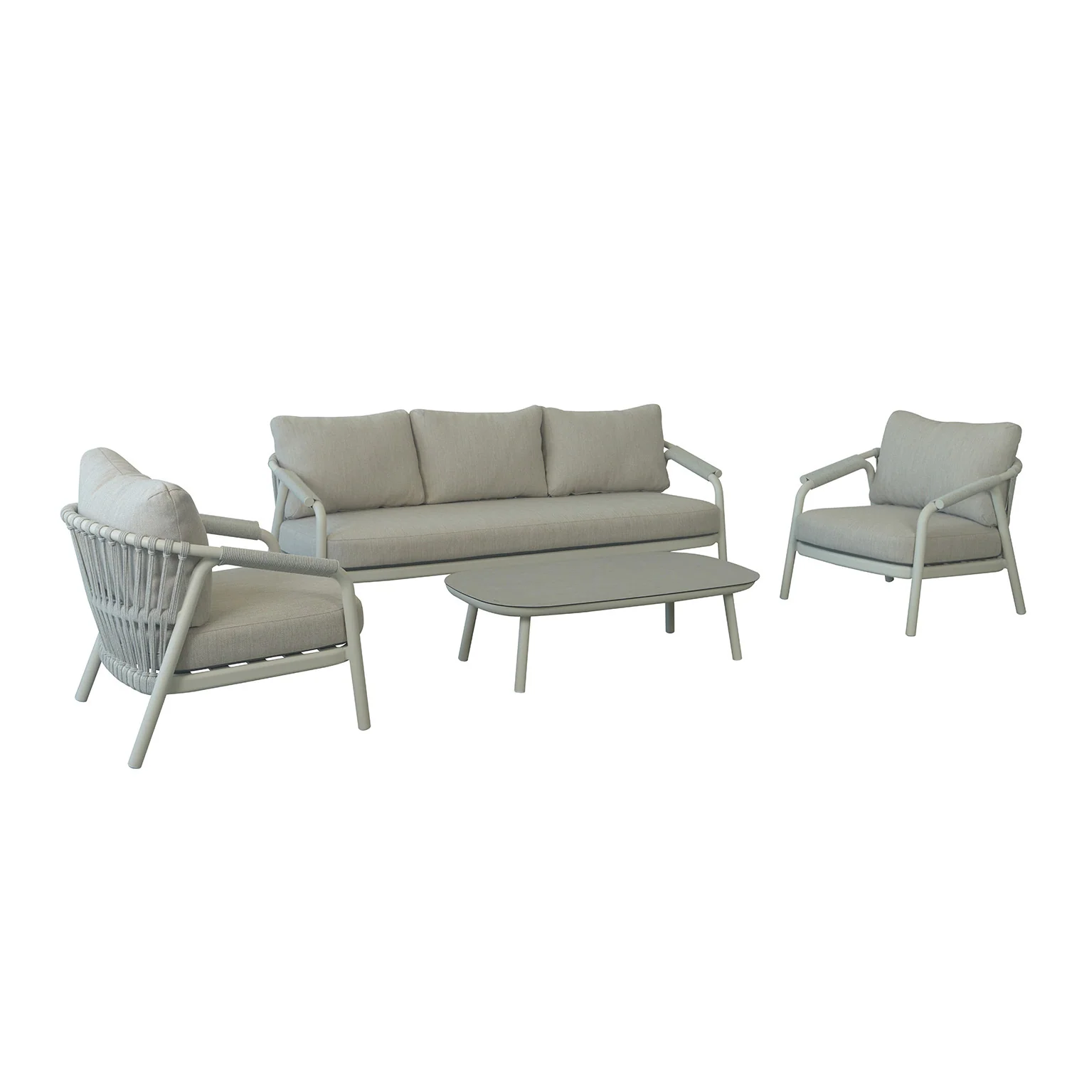 Oakland Aluminium Outdoor Coffee Table - Image 5