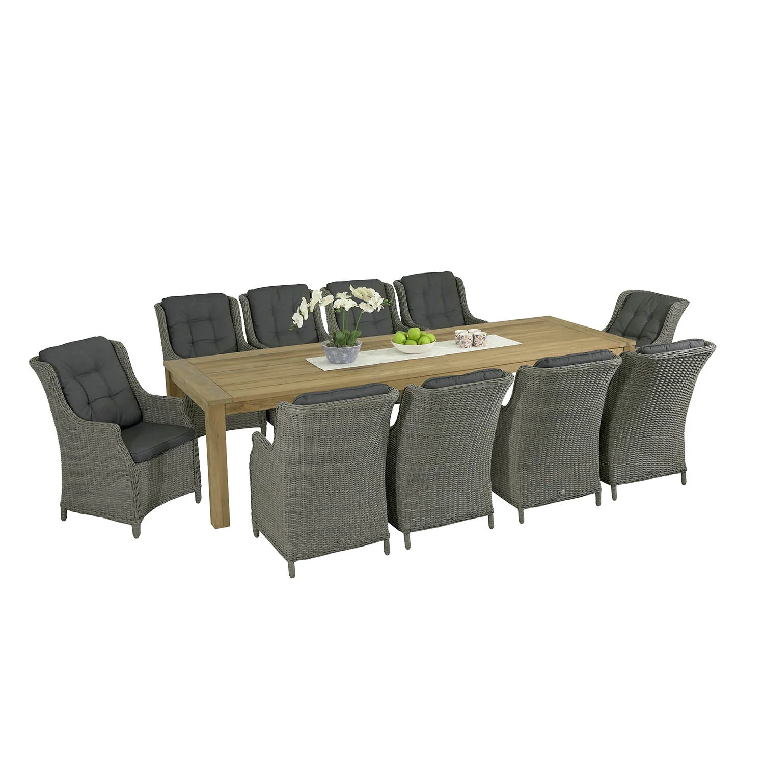 Polly 300 cm Table Darwin Chair Outdoor Dining Setting