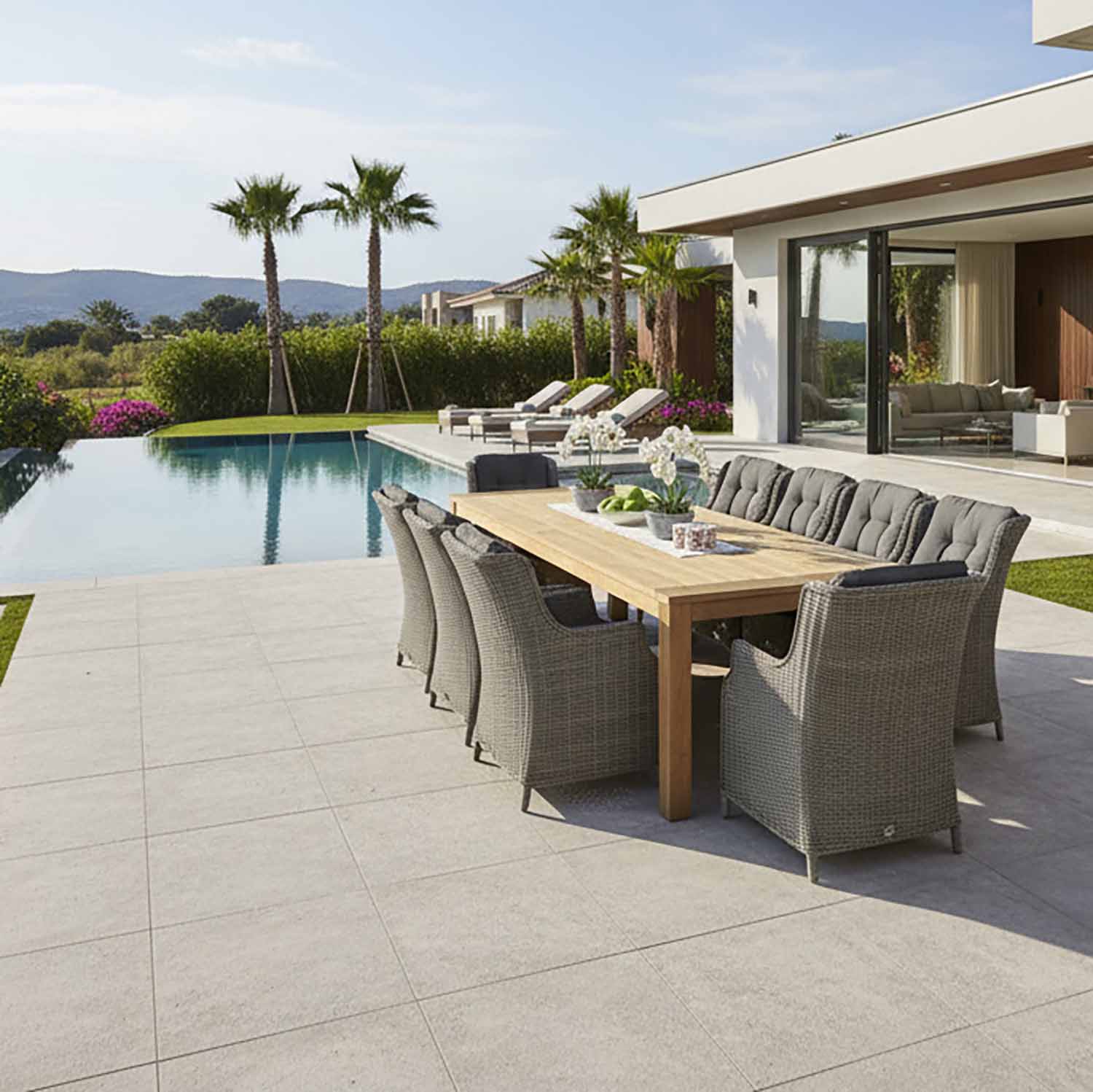 Polly 300 cm Table Darwin Chair Outdoor Dining Setting - Image 9