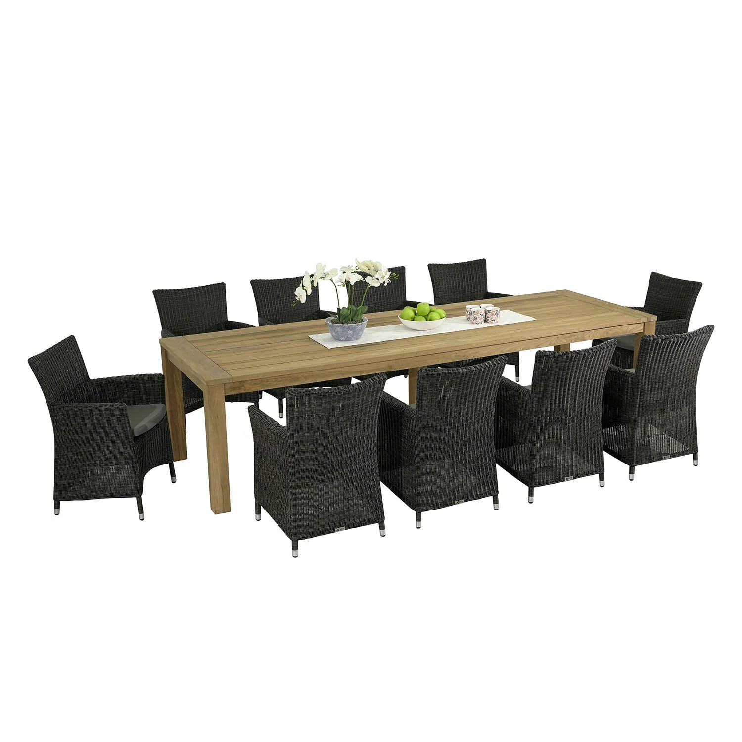 Polly 300 cm Table Liberty Chair Outdoor Dining Setting