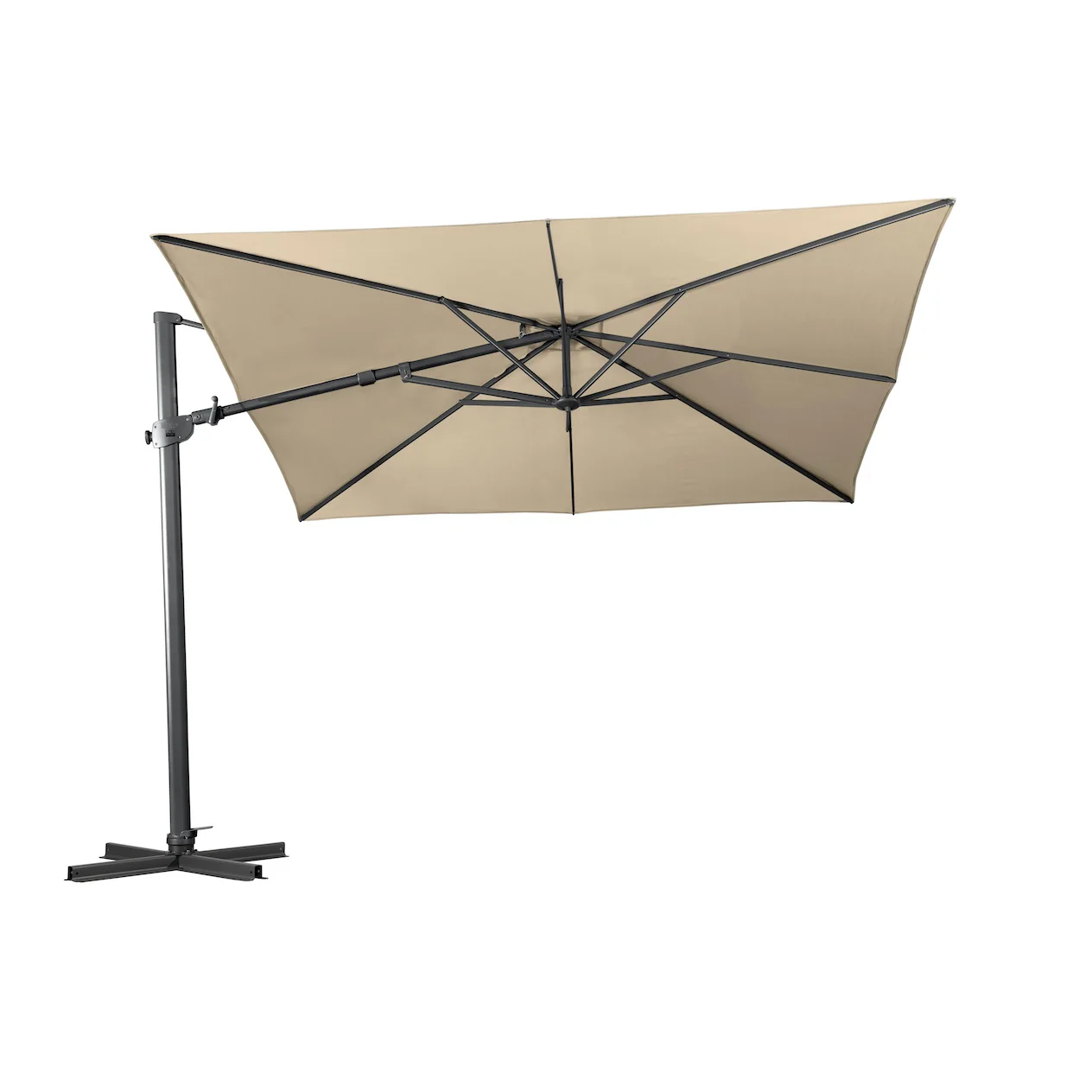 Regis Outdoor Cantilever Square Umbrella 300 cm - Image 3