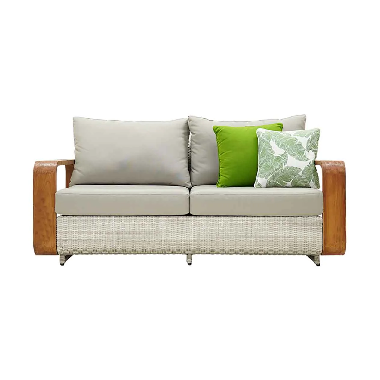 Rossland 2 Seater Outdoor Wicker Lounge - Image 3