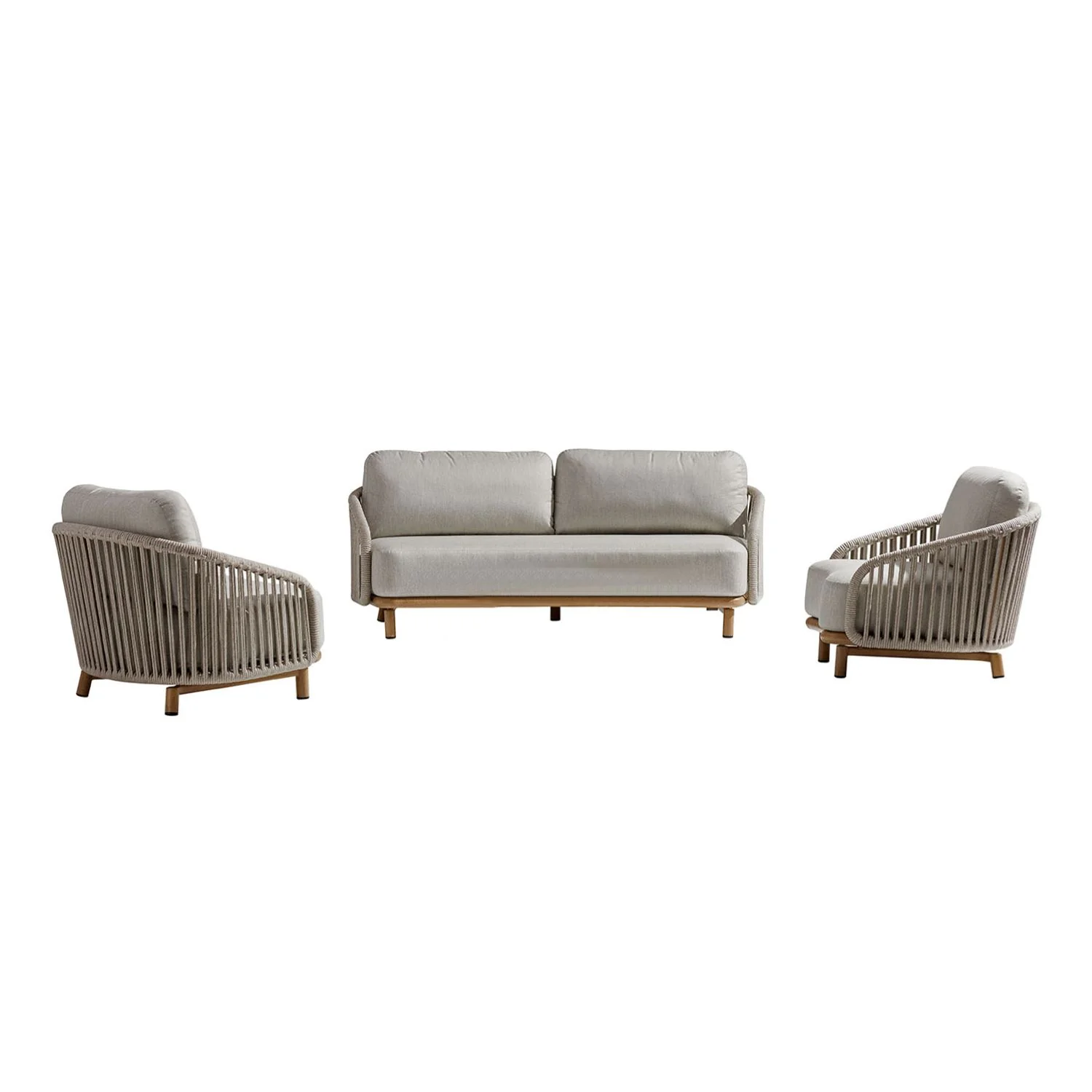 Siena 5 Seater Rope Outdoor Lounge Setting - Image 3
