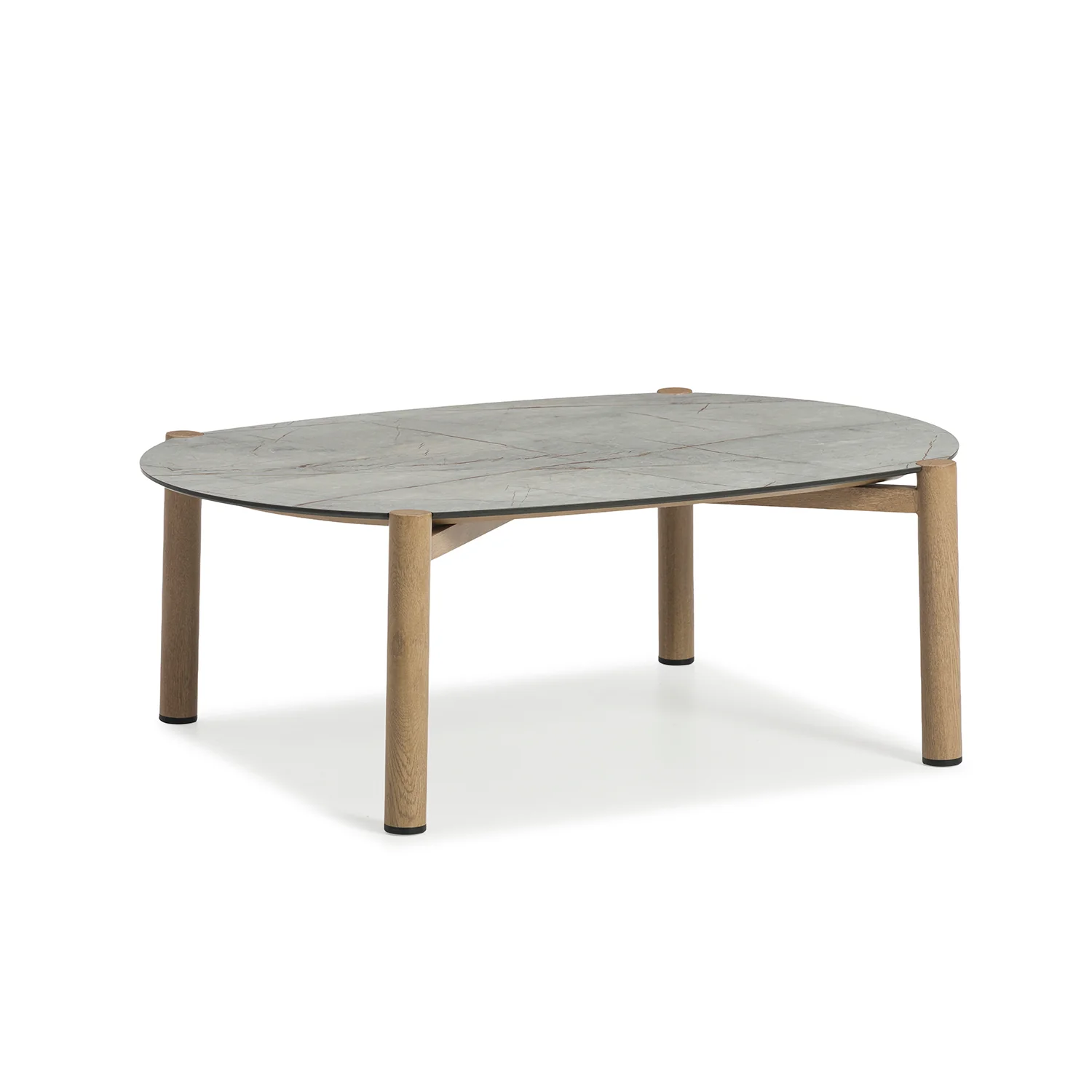 Siena Aluminium Outdoor Coffee Table 106 cm - Image 3