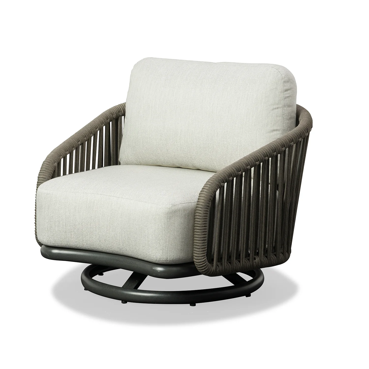 Siena Rope Outdoor Swivel Chair - Image 3