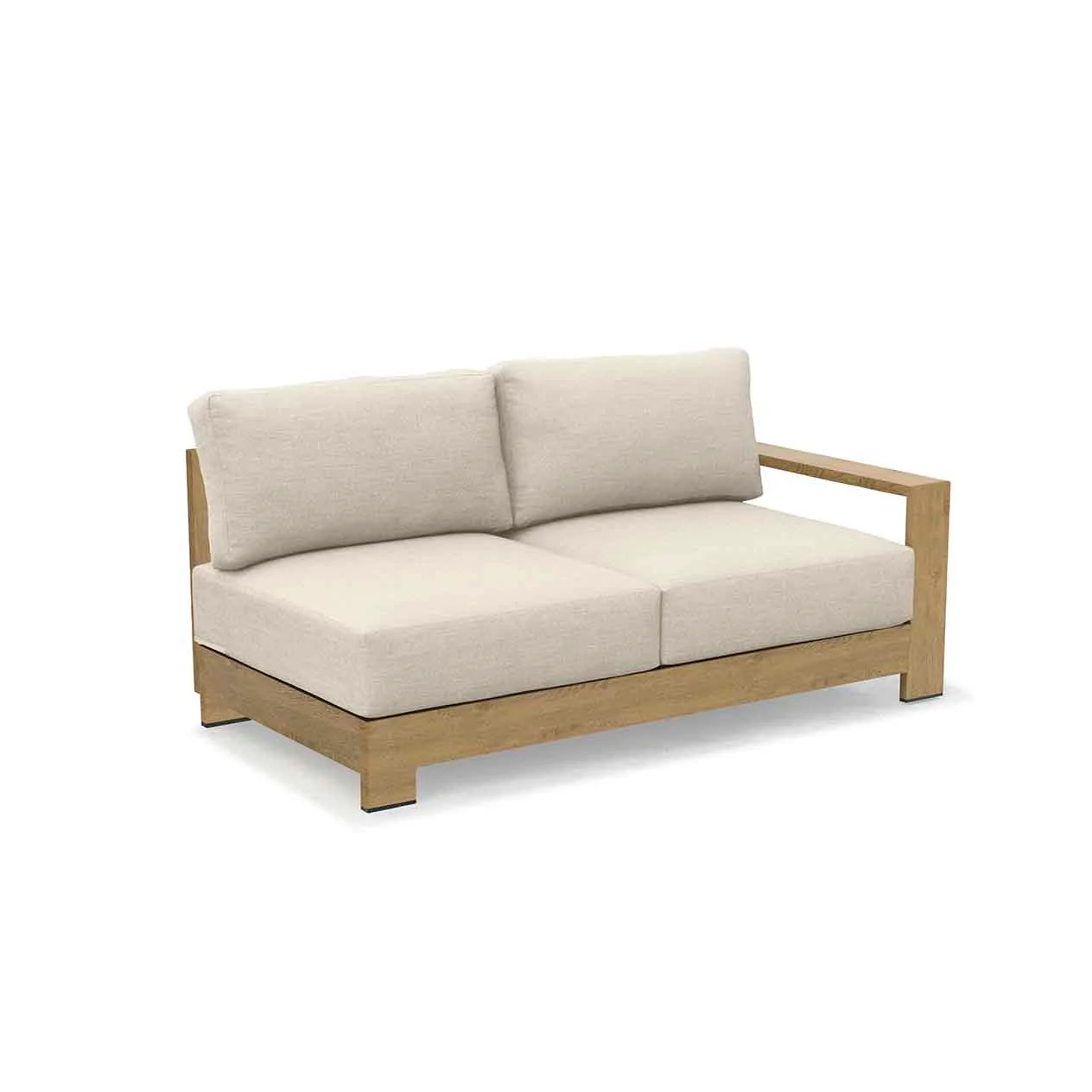 Skyline 4 Seater Aluminium Outdoor Modular Lounge Setting with Coffee Table - Image 3
