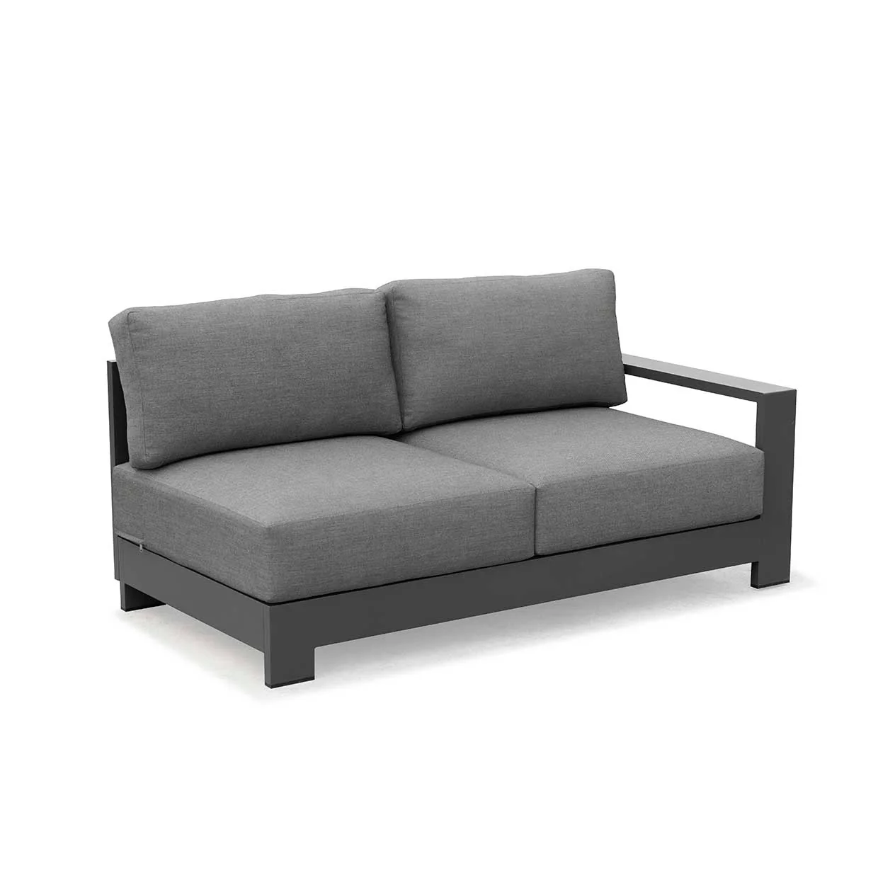 Skyline 4 Seater Aluminium Outdoor Modular Lounge Setting with Coffee Table - Image 4