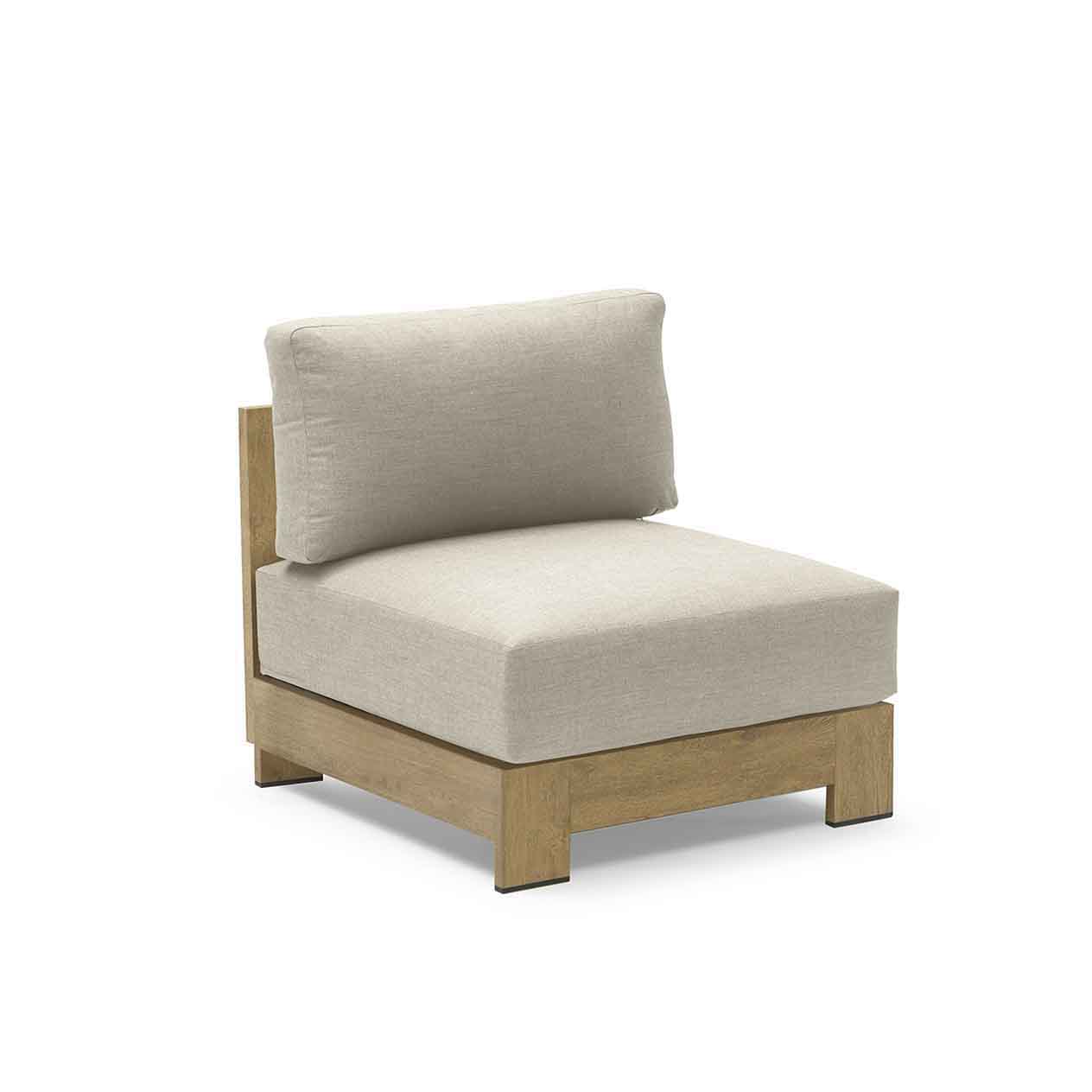 Skyline Outdoor Aluminium Armless Chair - Image 4
