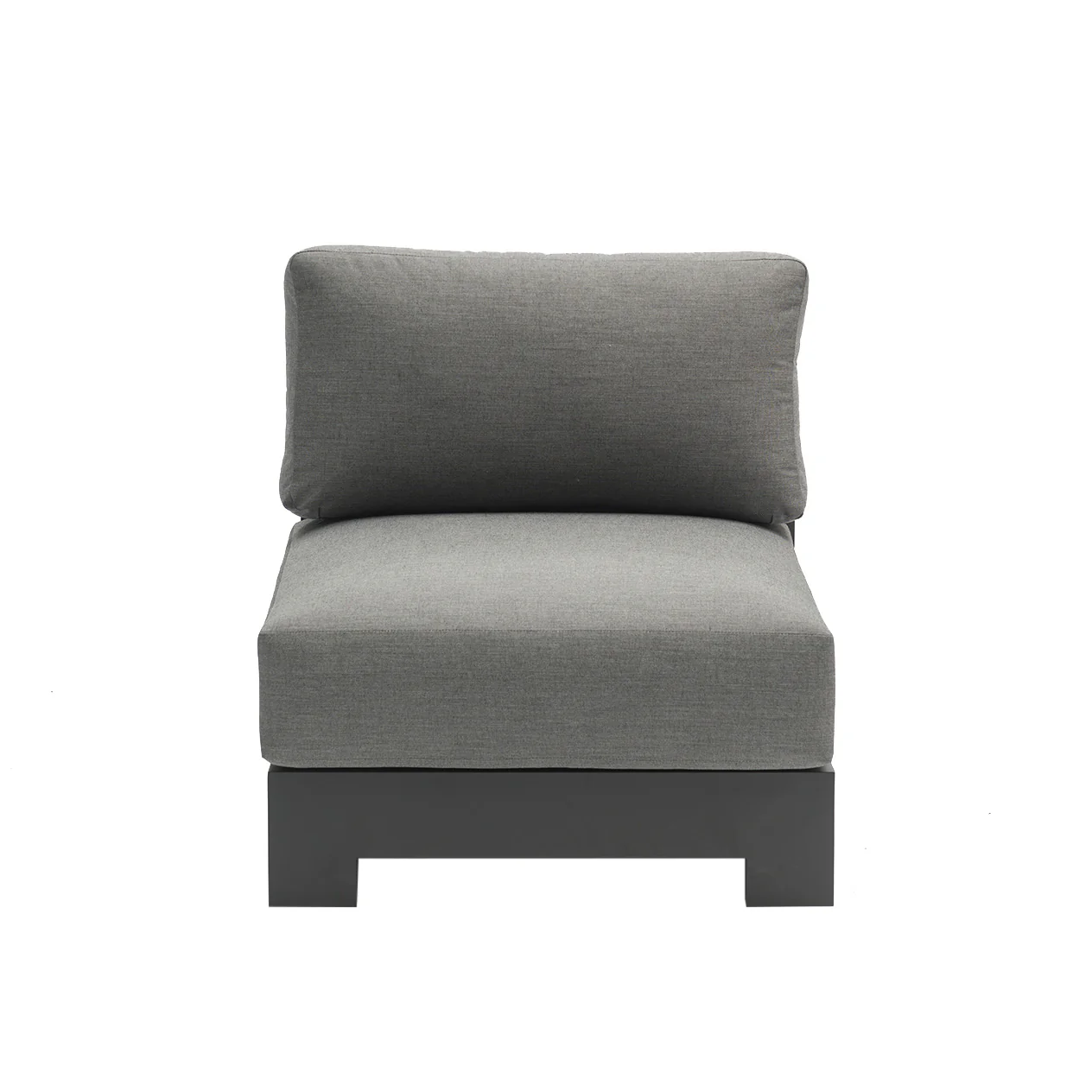 Skyline Outdoor Aluminium Armless Chair - Image 3