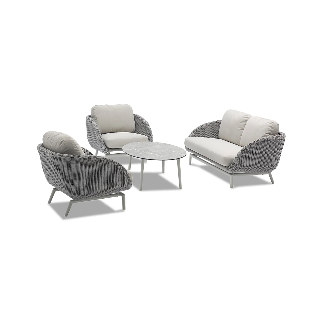 Sorrento Outdoor 5 Seater Lounge Setting With Coffee Table