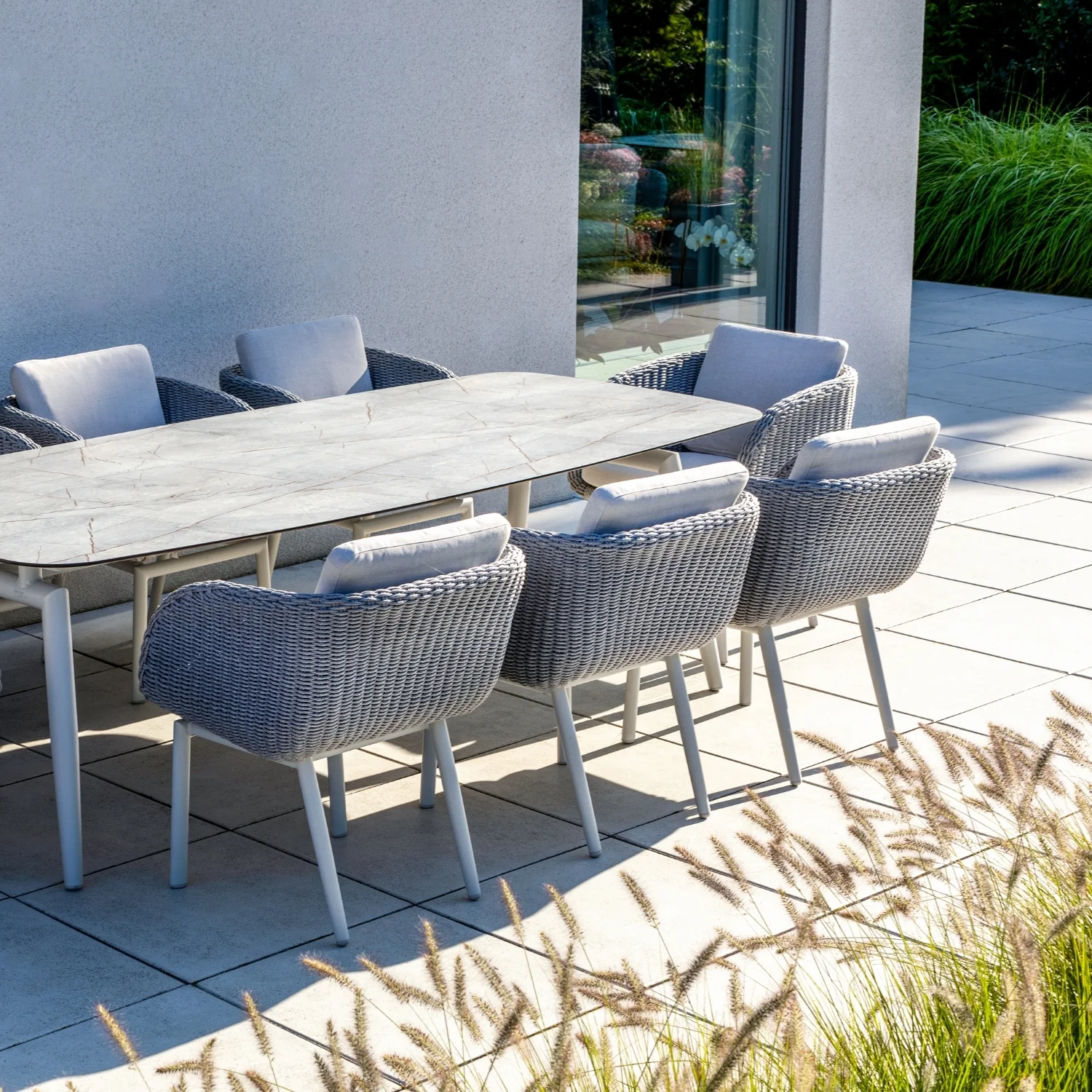 Sorrento Outdoor Rope Dining Chair - Image 2