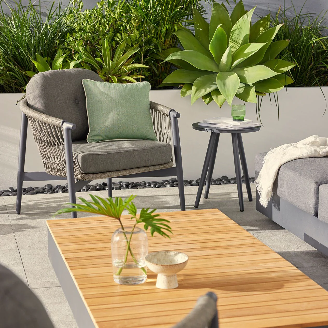 Strand Outdoor Rope Armchair - Image 10
