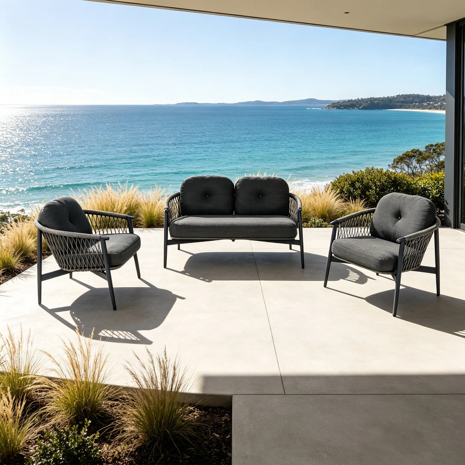 Strand Rope Outdoor 4 Seater Lounge - Image 2