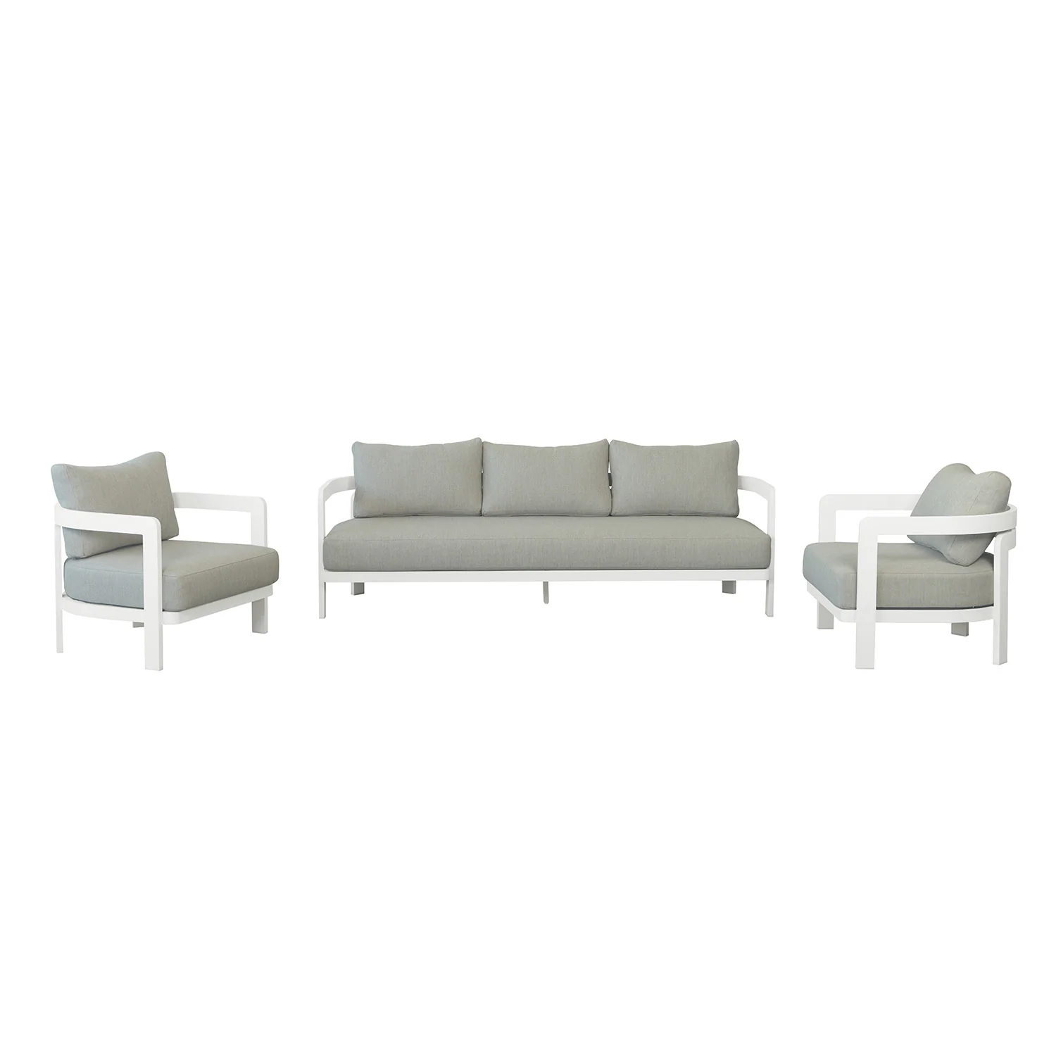 Tampa 5 Seater Aluminium Outdoor Lounge - Image 5