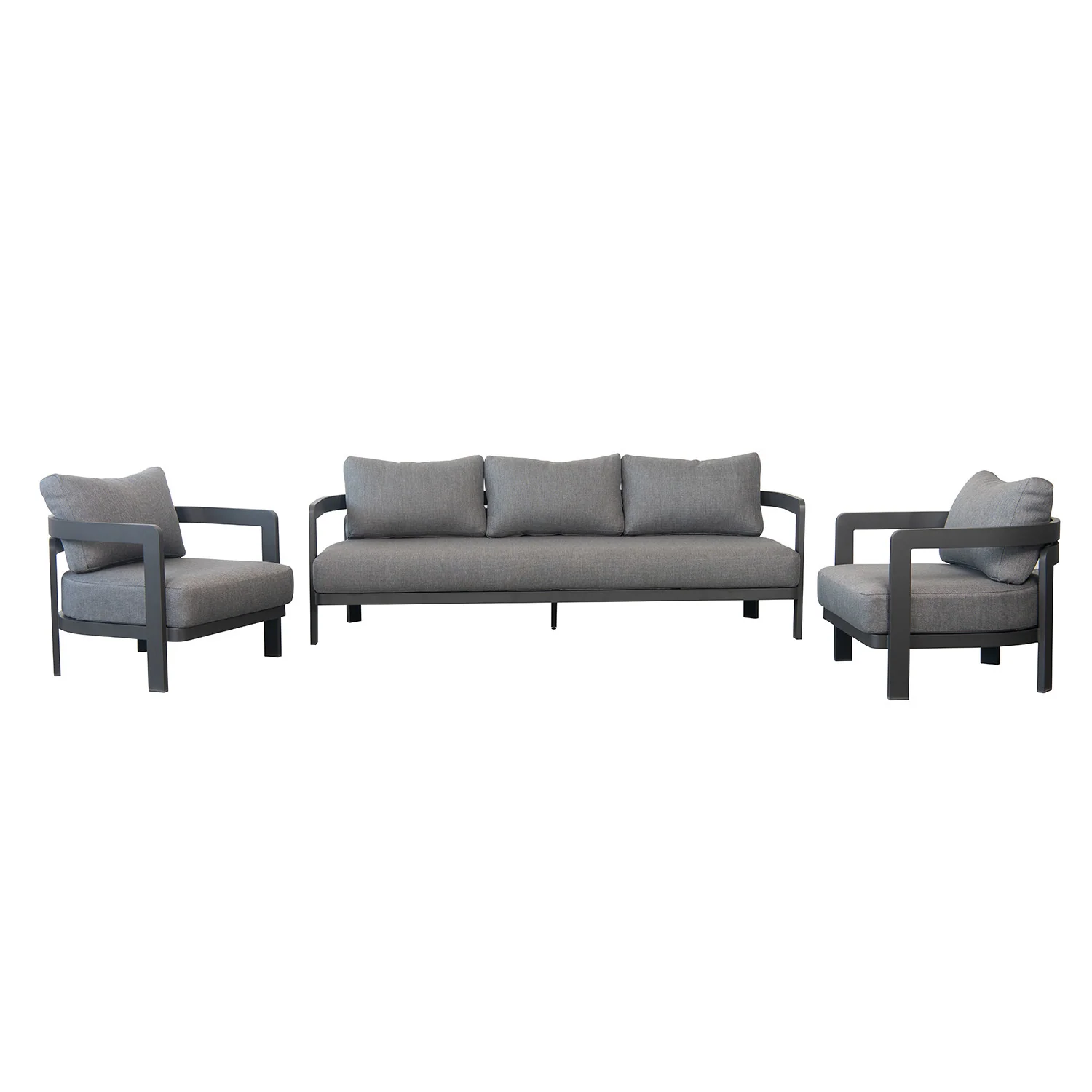 Tampa 5 Seater Aluminium Outdoor Lounge - Image 6