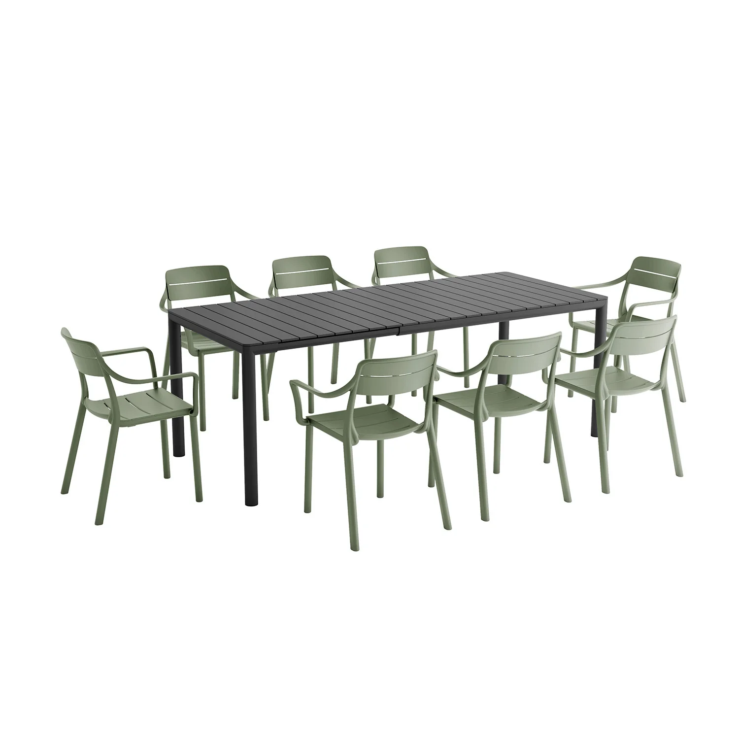 Nardi Tevere Table Cassia Armchair Outdoor Dining Setting - Image 3