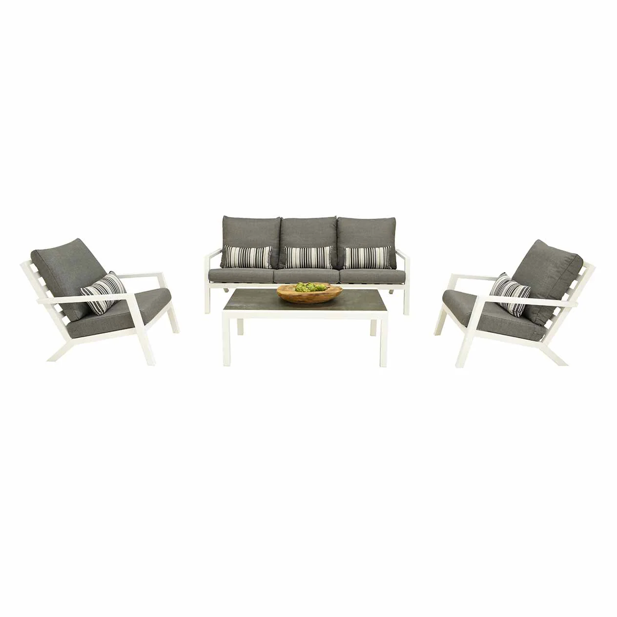 Toronto 5 Seater Outdoor Aluminium Lounge