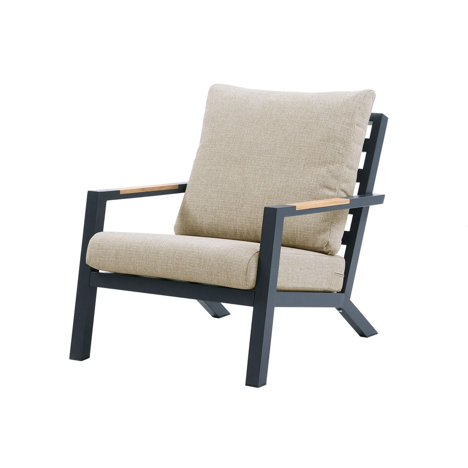 Toronto Outdoor Aluminium Armchair - Image 2