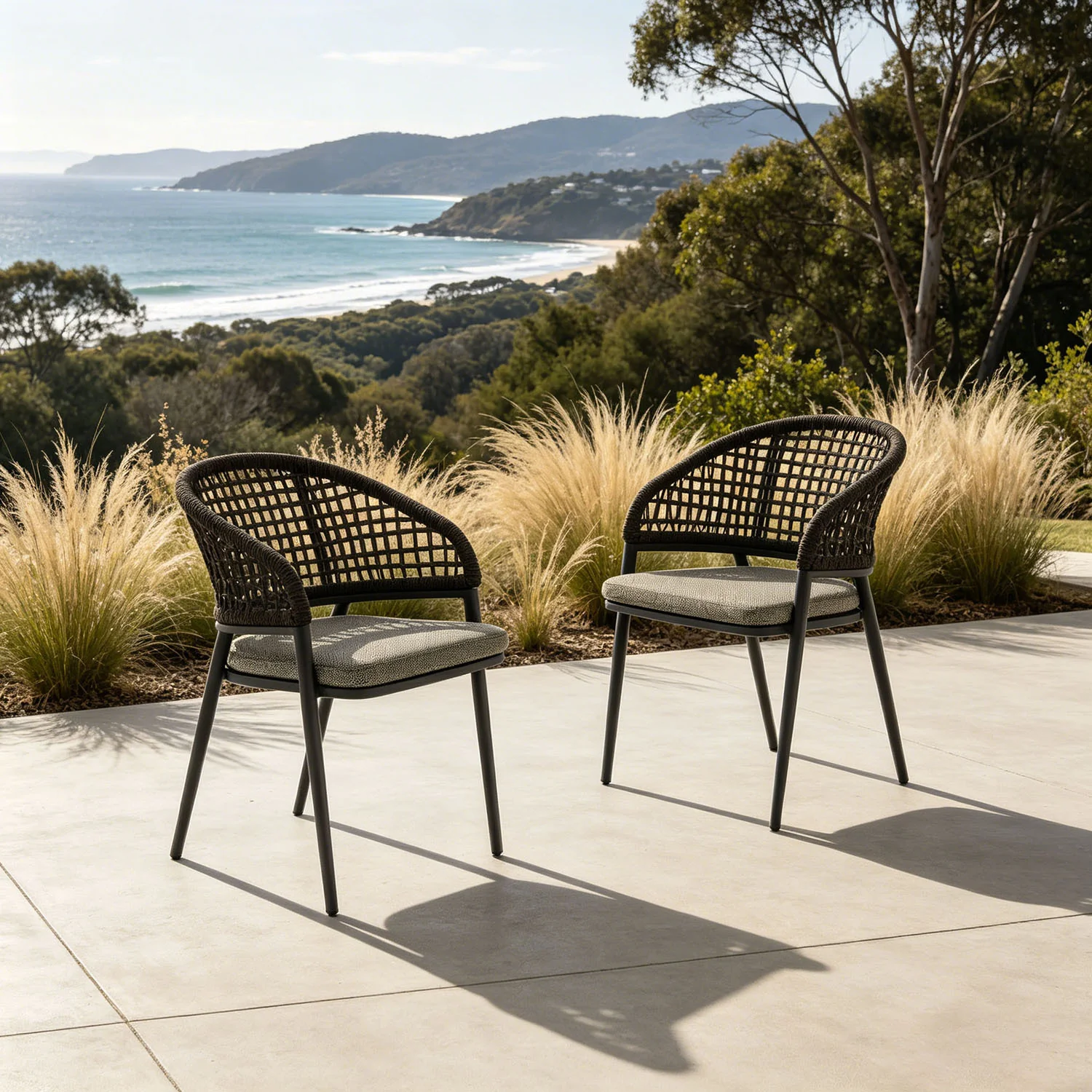 Trento Outdoor Rope Dining Chair - Image 2