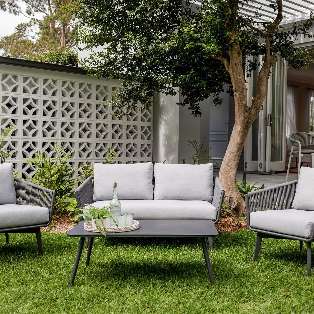 Truro 4 Seater Outdoor Rope Lounge - Image 12
