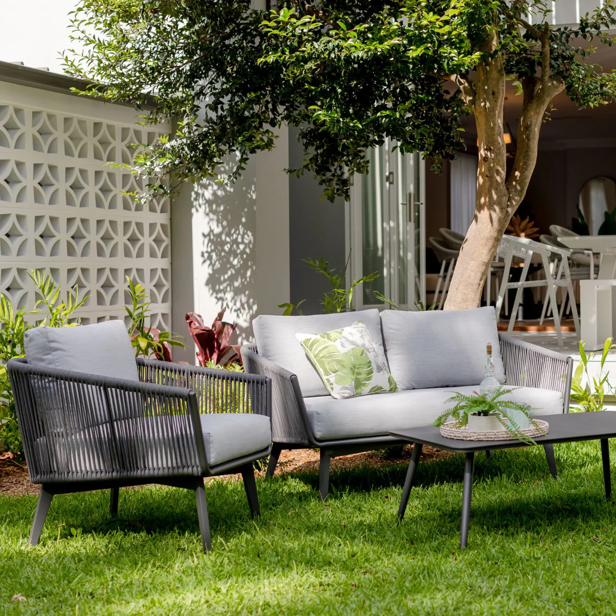 Truro 4 Seater Outdoor Rope Lounge - Image 13