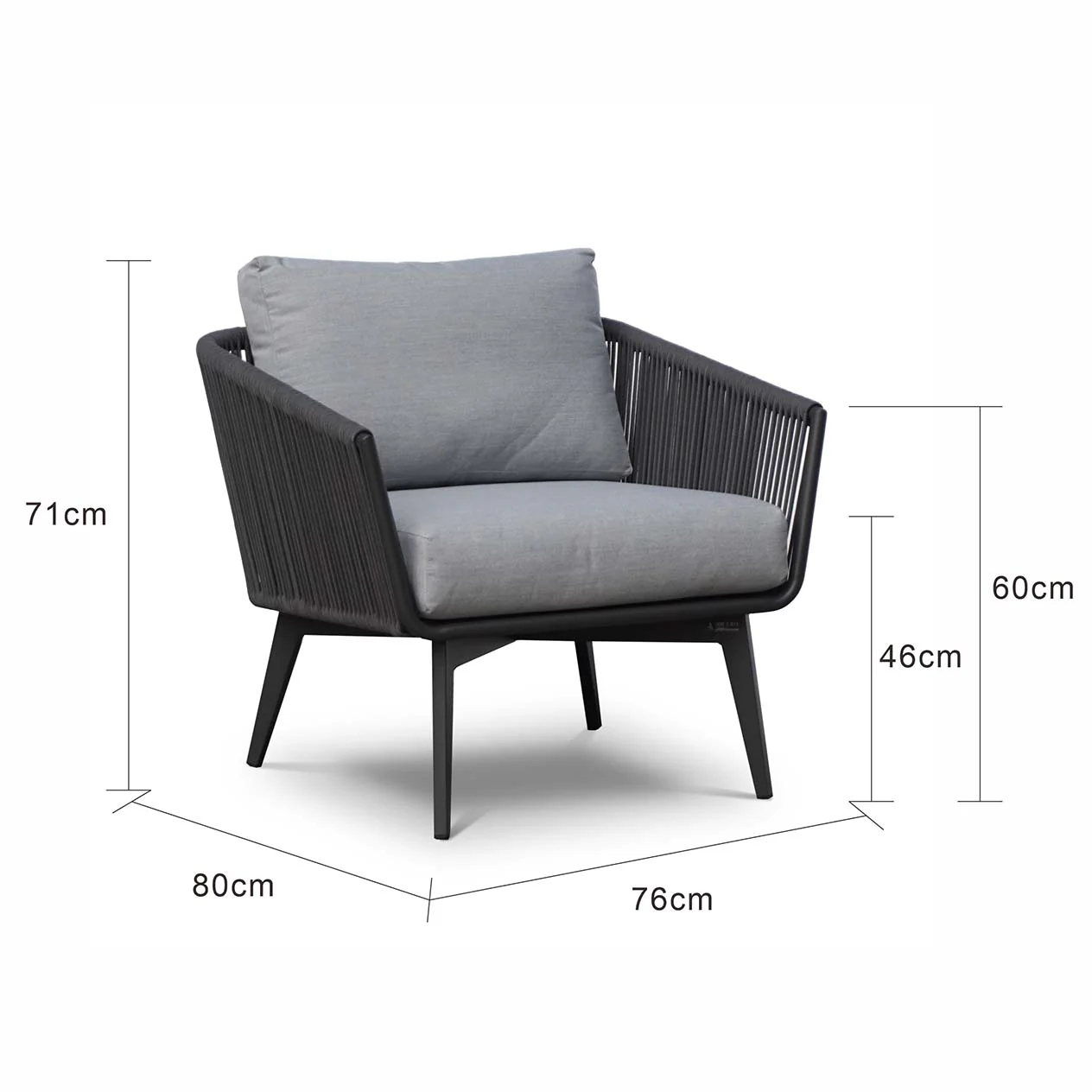 Truro Outdoor Rope Armchair - Image 11