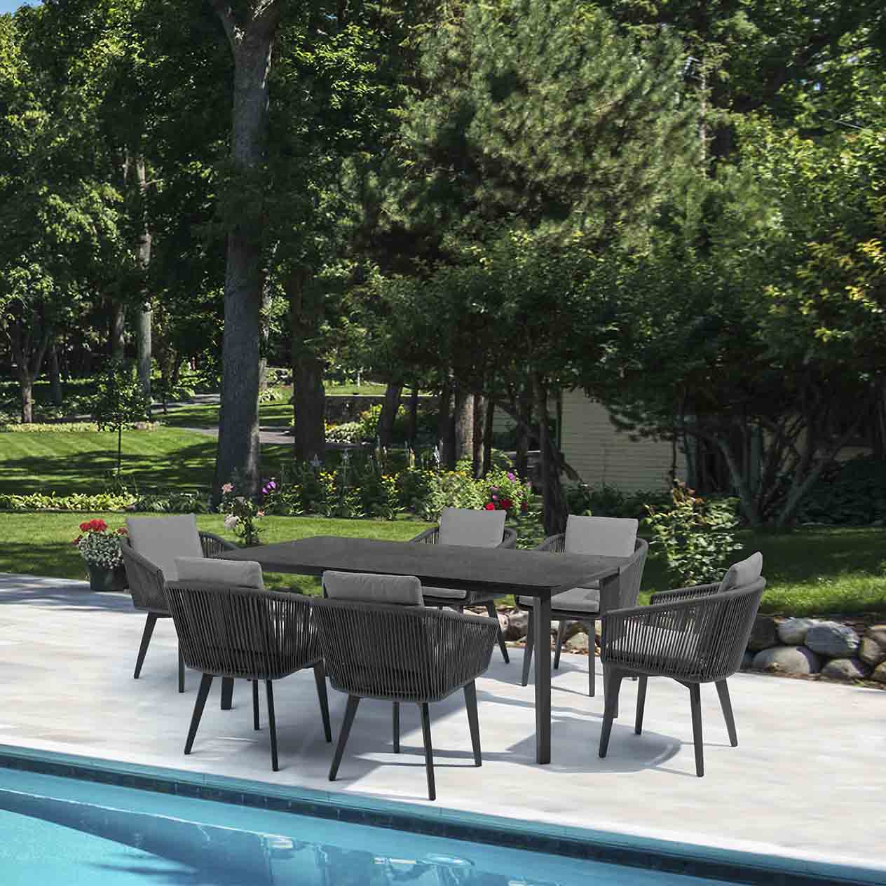 Truro Outdoor Rope Dining Chair - Image 15