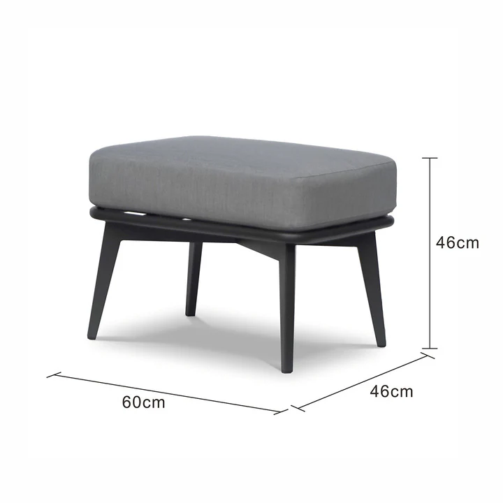 Truro Outdoor Rope Footstool - Image 4