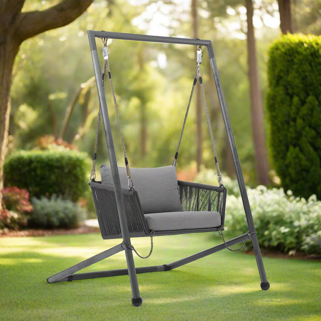 Truro Outdoor Rope Hanging Chair 110 cm - Image 3