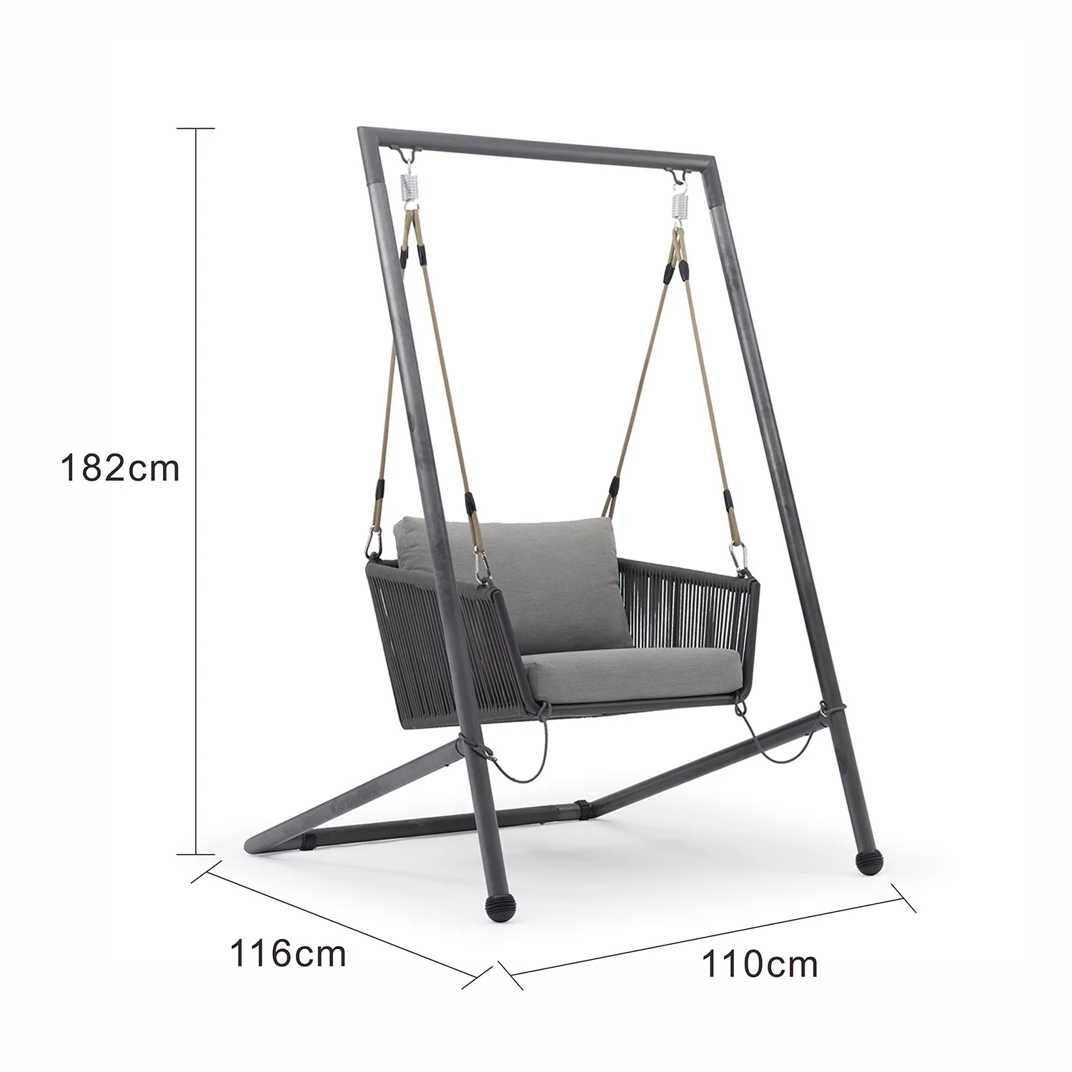 Truro Outdoor Rope Hanging Chair 110 cm - Image 4