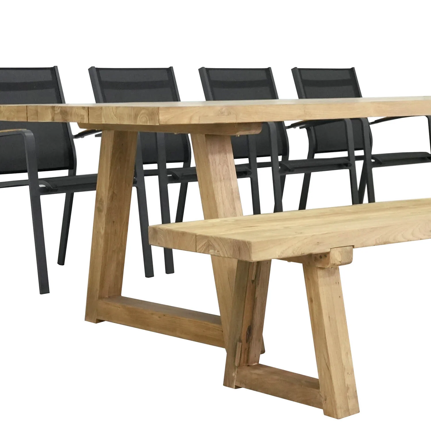 Valley 300 cm Table Cosmo Chair Outdoor Dining Setting - Image 2