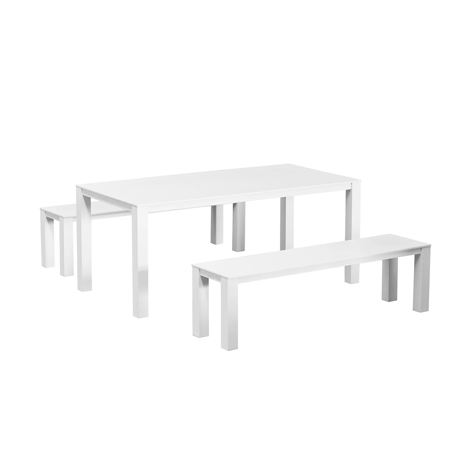 Vernon 160 cm Table Vernon 140 cm Bench Outdoor Dining Setting - Image 5