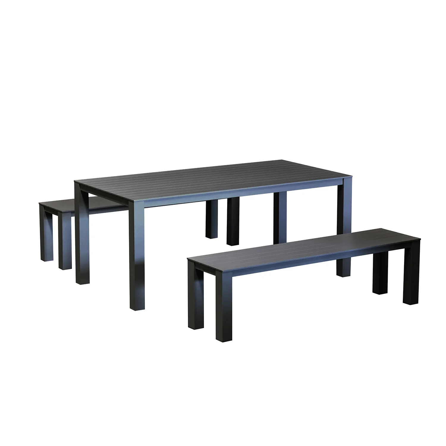 Vernon 180 cm Table Vernon 160 cm Bench Outdoor Dining Setting