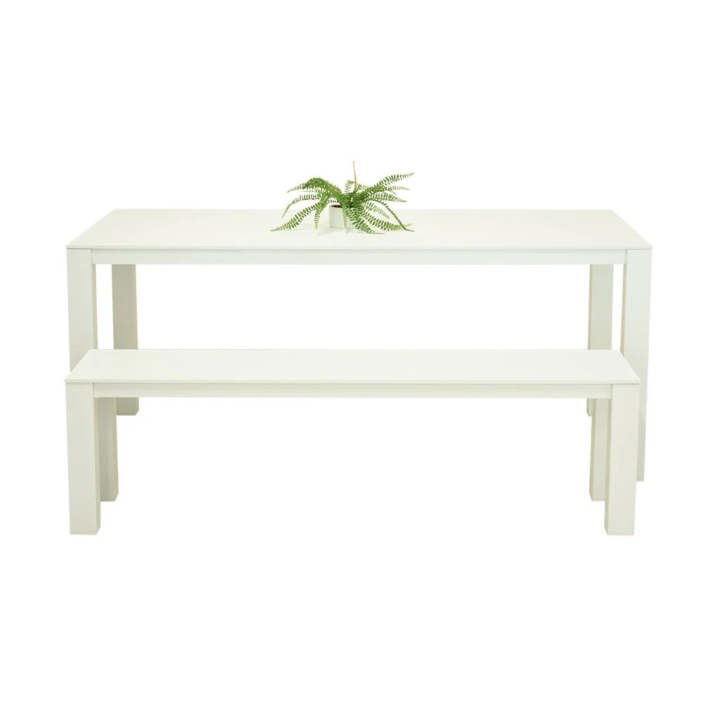 Vernon 180 cm Table Vernon 160 cm Bench Outdoor Dining Setting - Image 5