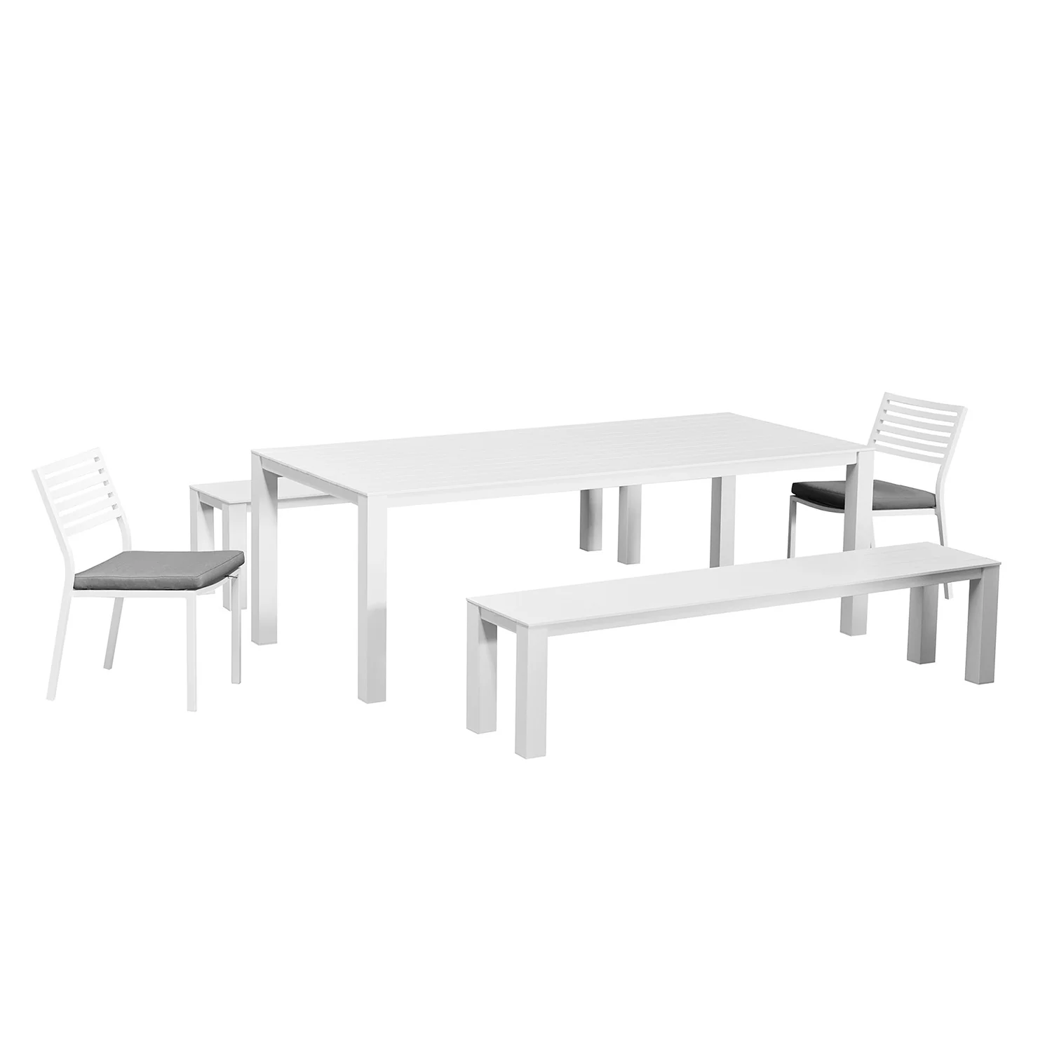 Vernon 220 cm Table Vernon 200 cm Bench and Coda Chair Outdoor Dining Setting - Image 3
