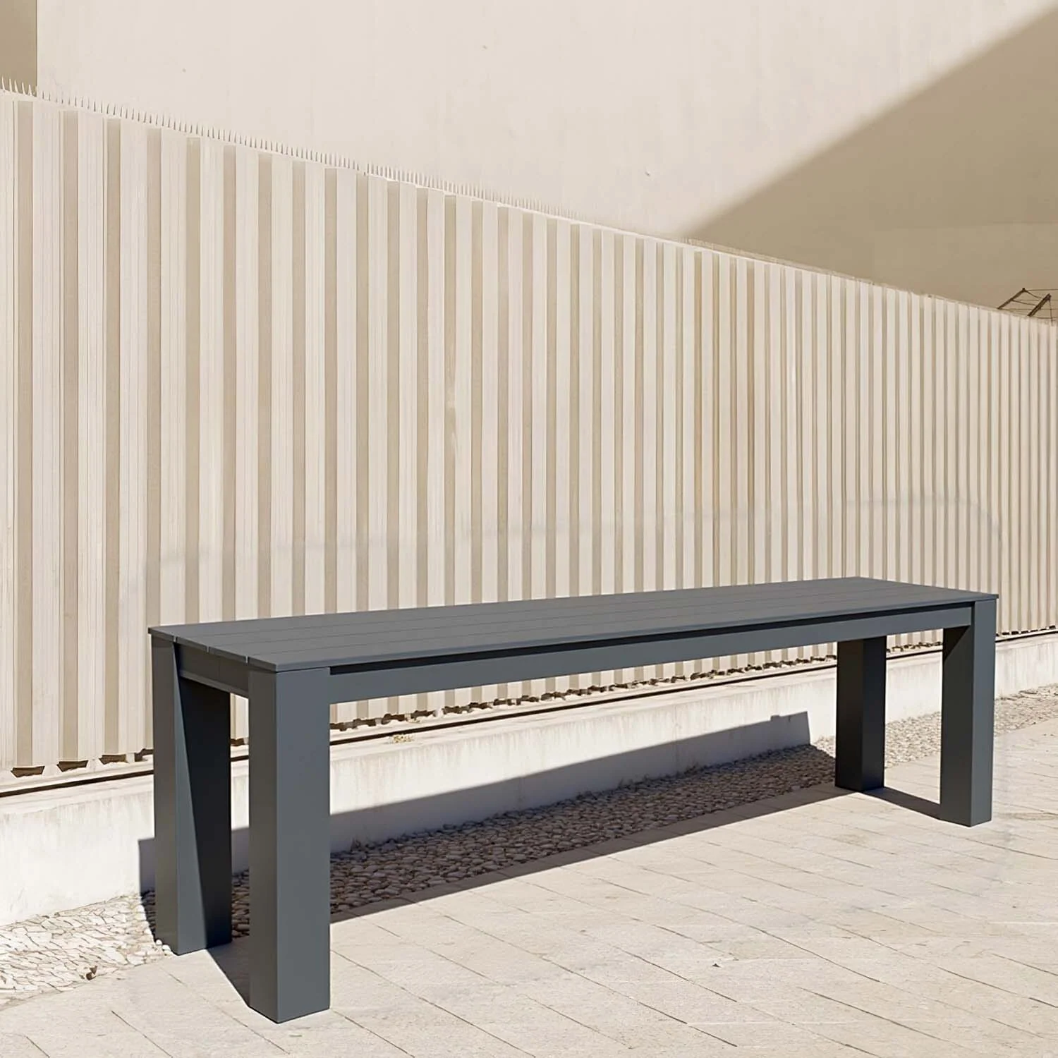 Vernon Aluminium Outdoor Bench 140 cm - Image 2