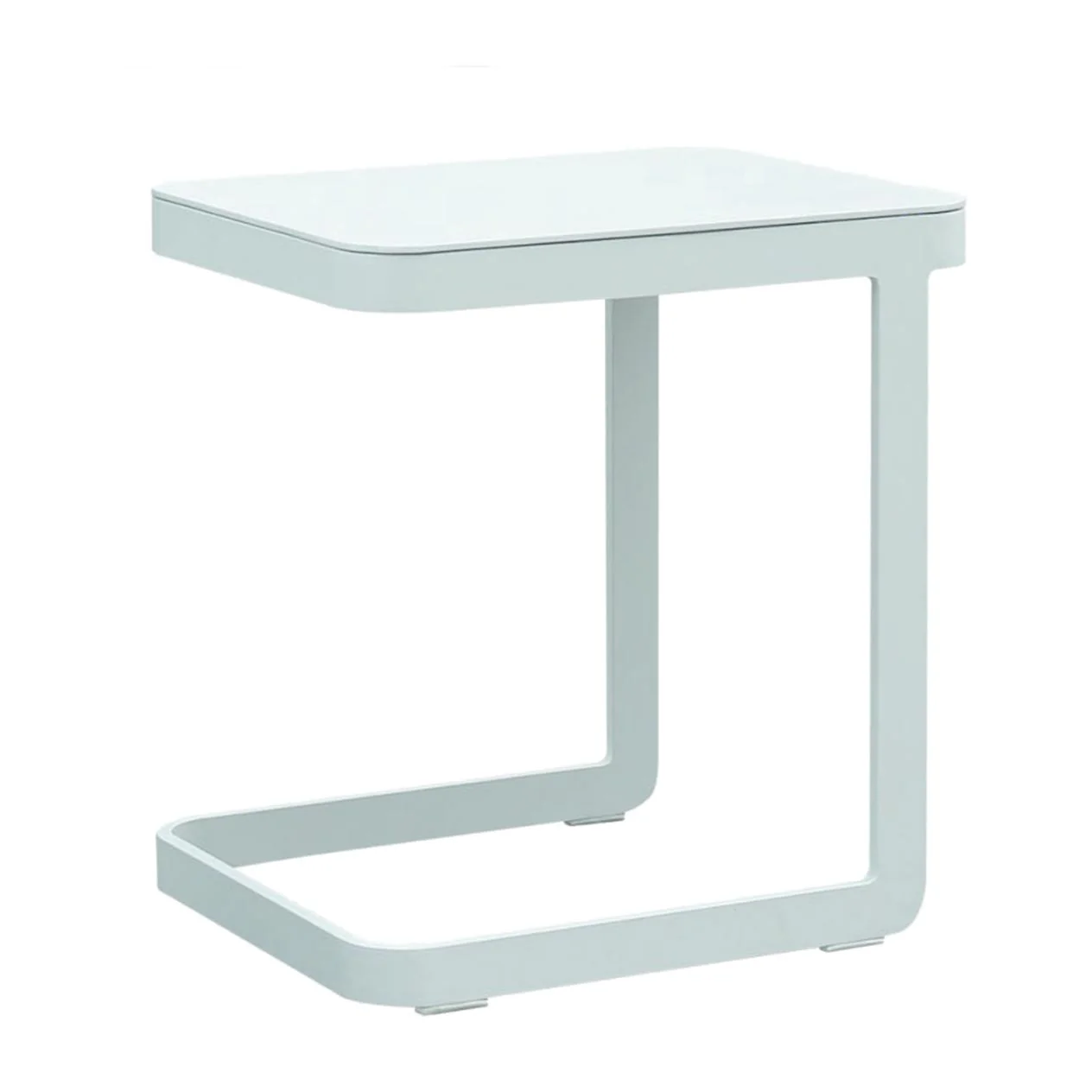 Verona Outdoor Aluminium Side Table 43 cm - Image 6