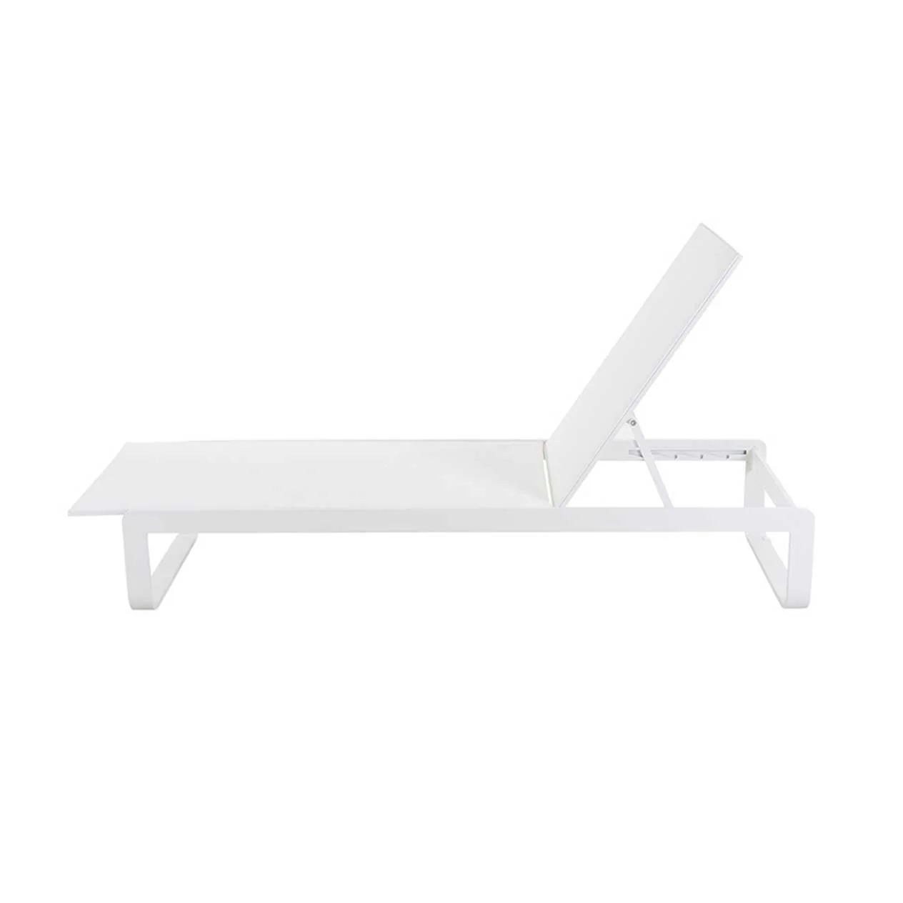 Verona Outdoor Aluminium Sun Lounger - Image 9