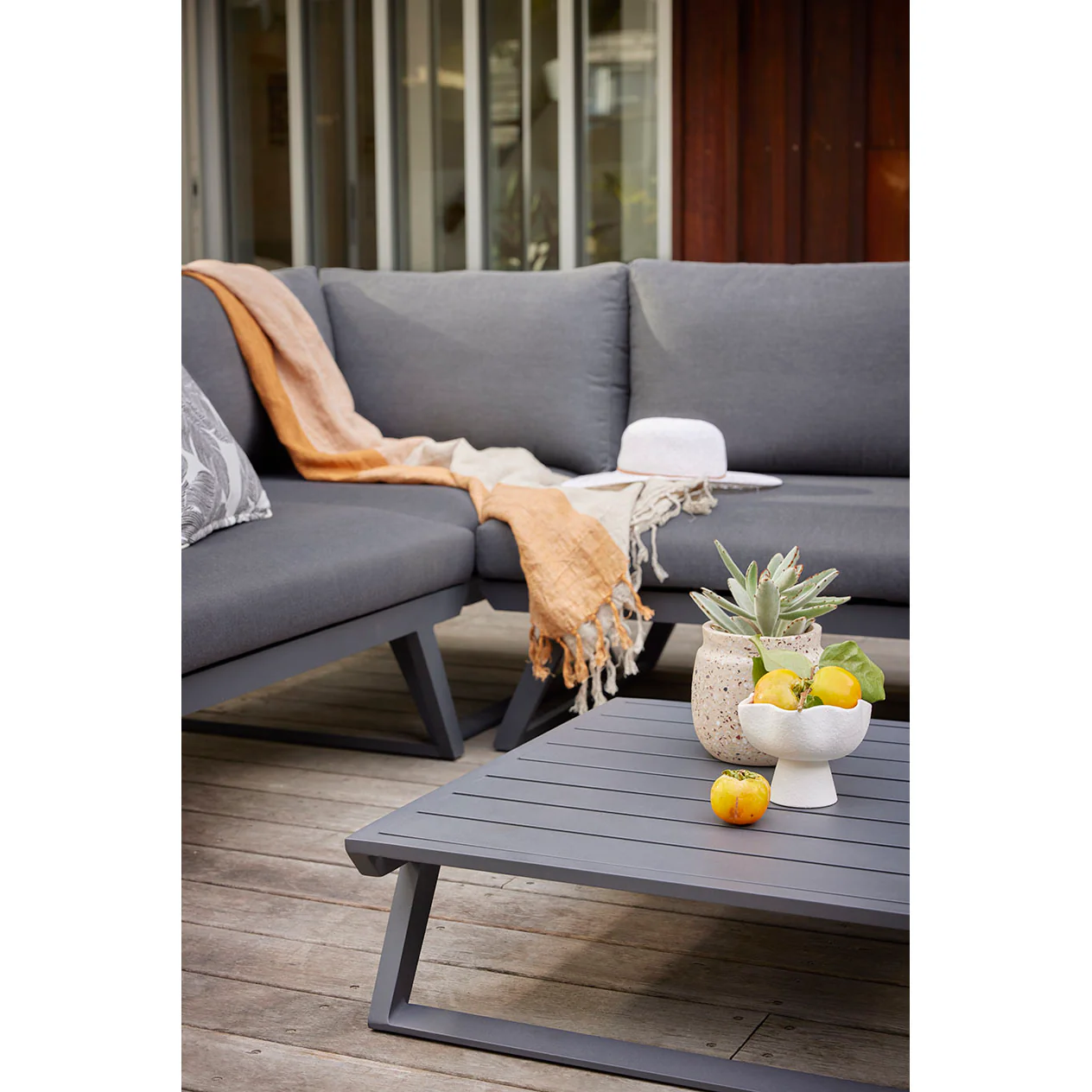 Yarra 5 Seater Outdoor Aluminium Lounge - Image 11