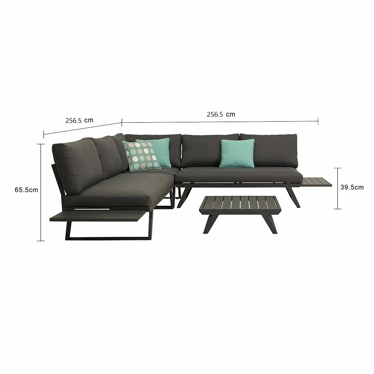 Yarra 5 Seater Outdoor Aluminium Lounge - Image 18