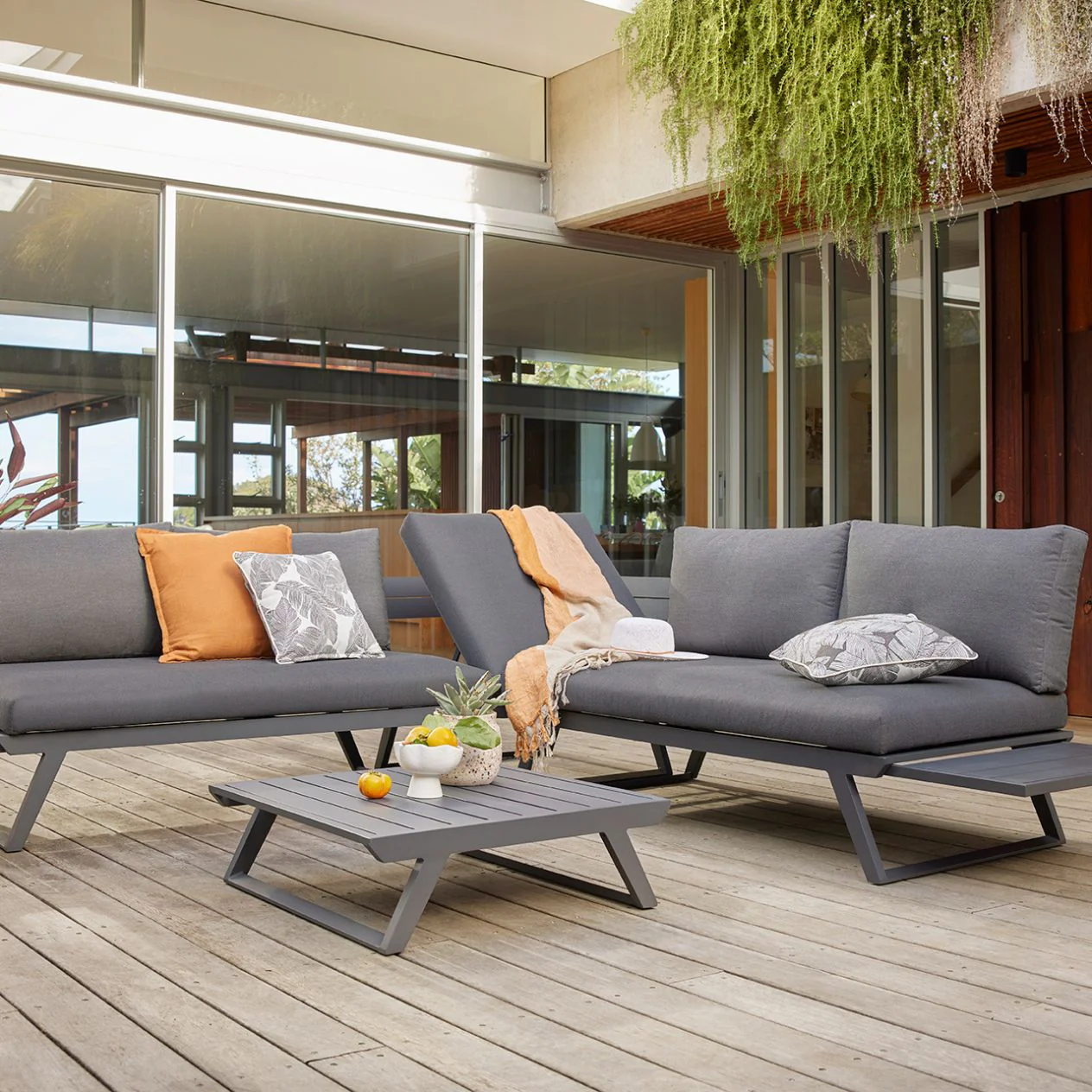 Yarra 5 Seater Outdoor Aluminium Lounge - Image 5