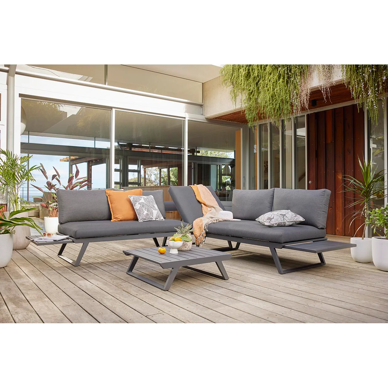 Yarra 5 Seater Outdoor Aluminium Lounge - Image 6