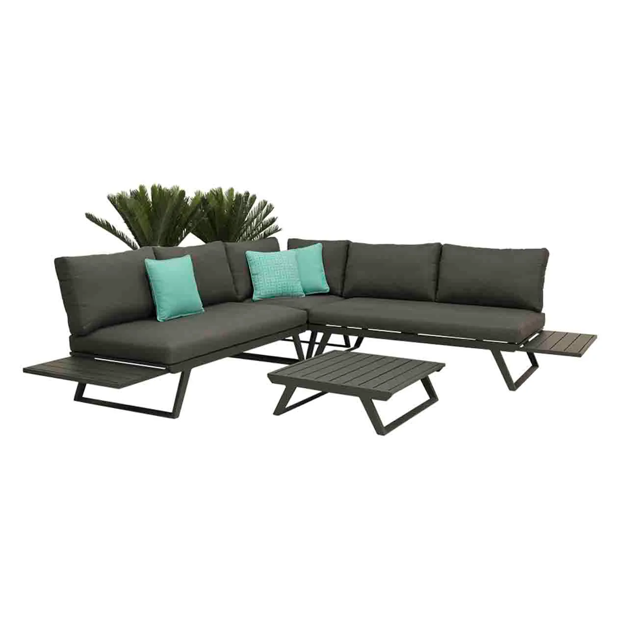 Yarra 5 Seater Outdoor Aluminium Lounge - Image 9