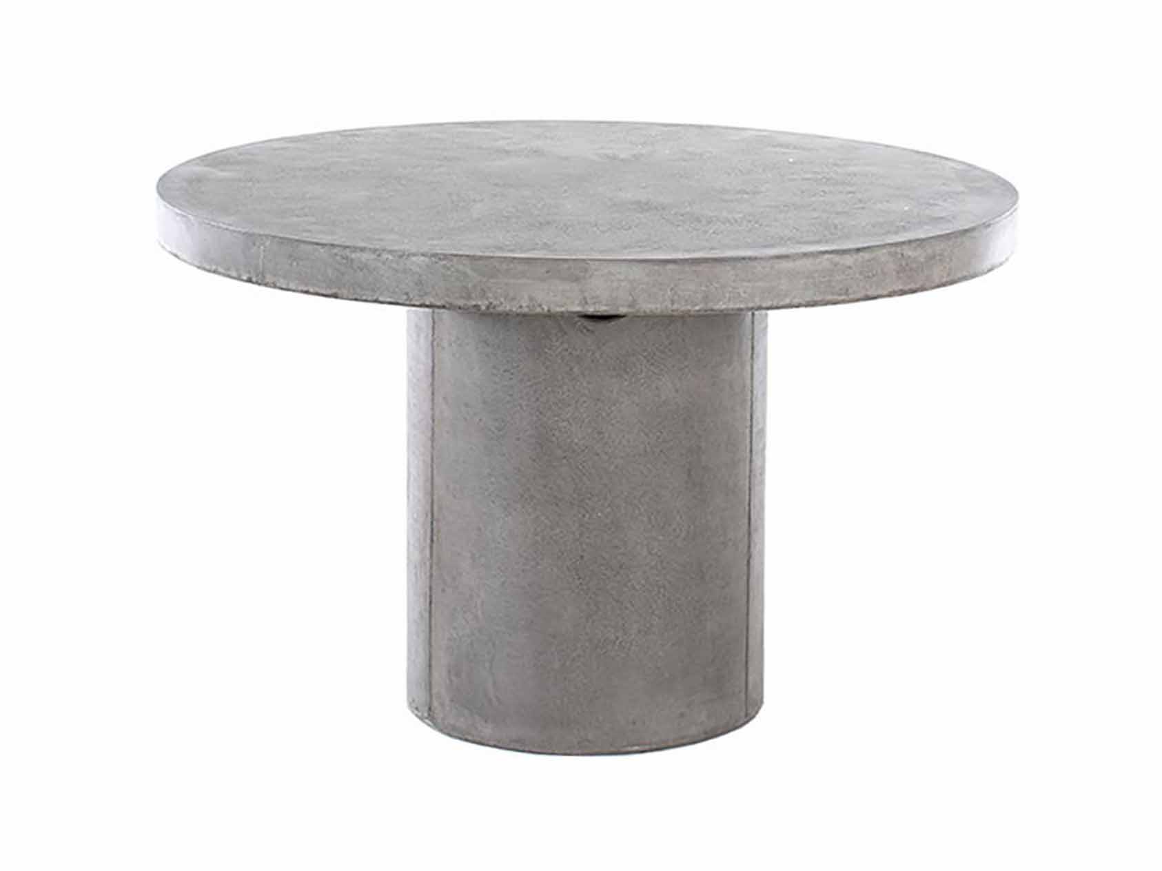 Zen Outdoor Concrete Round Dining Table 120 cm - Image 3