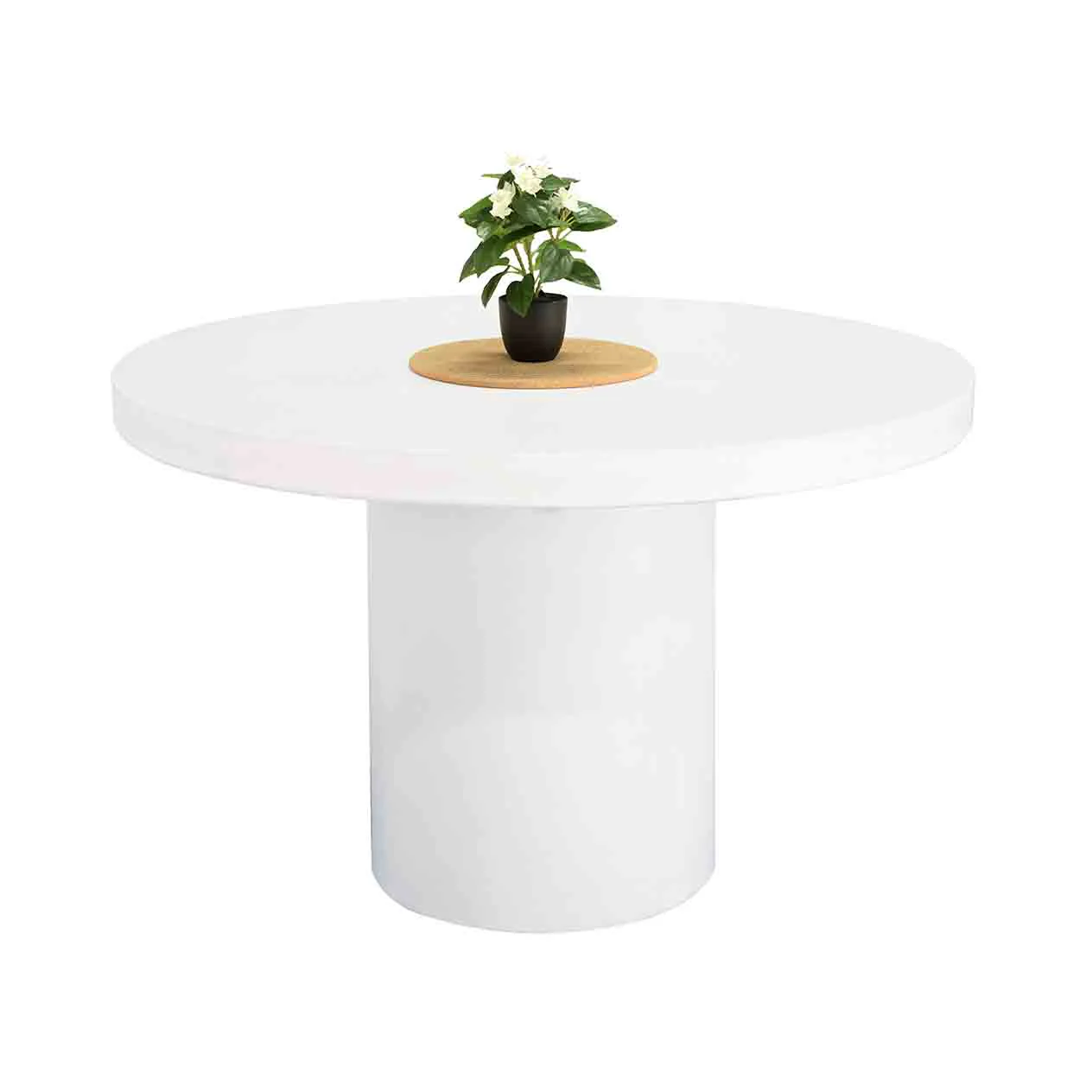 Zen Round Table Armenia Wicker Chair Outdoor Dining Setting - Image 4