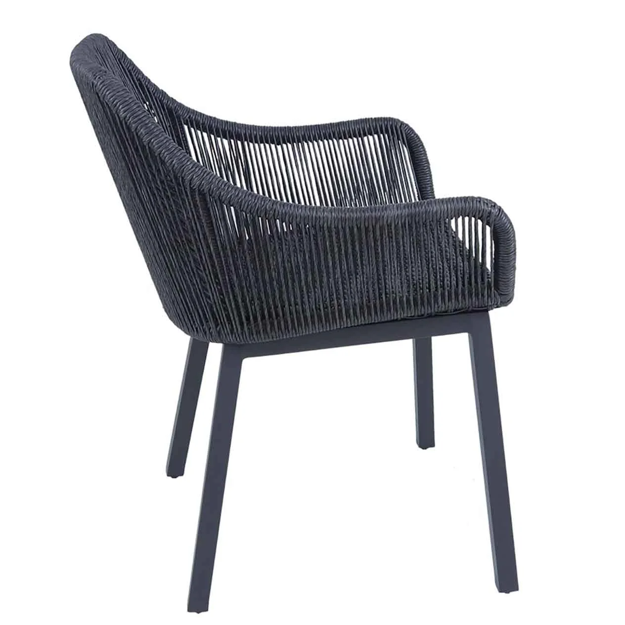 Clifton Creamic Table String Chair Outdoor Dining Setting - Image 5